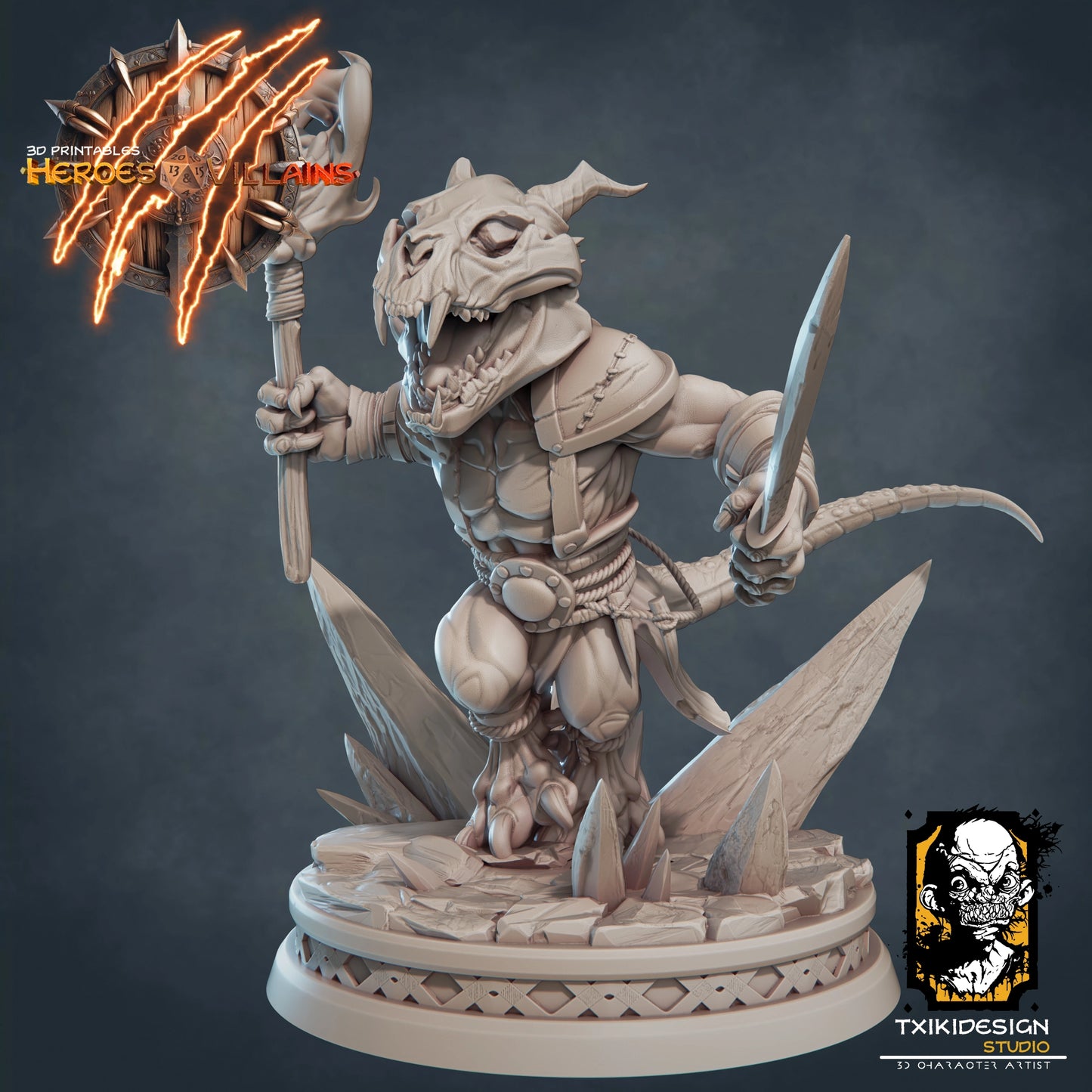 Javier Tejedor - Kobold #1 - DnD/TTRPG Figure/Miniature