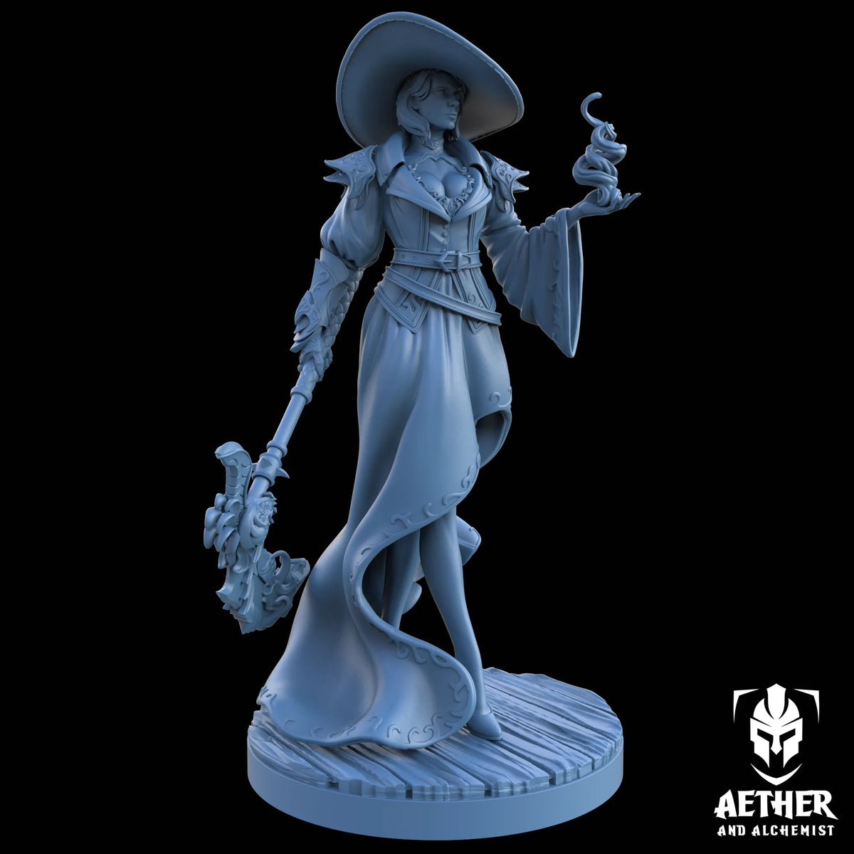 Aether & Alchemist - Selara the Reaper - 75mm Pin Up/Figure/Model/Diorama