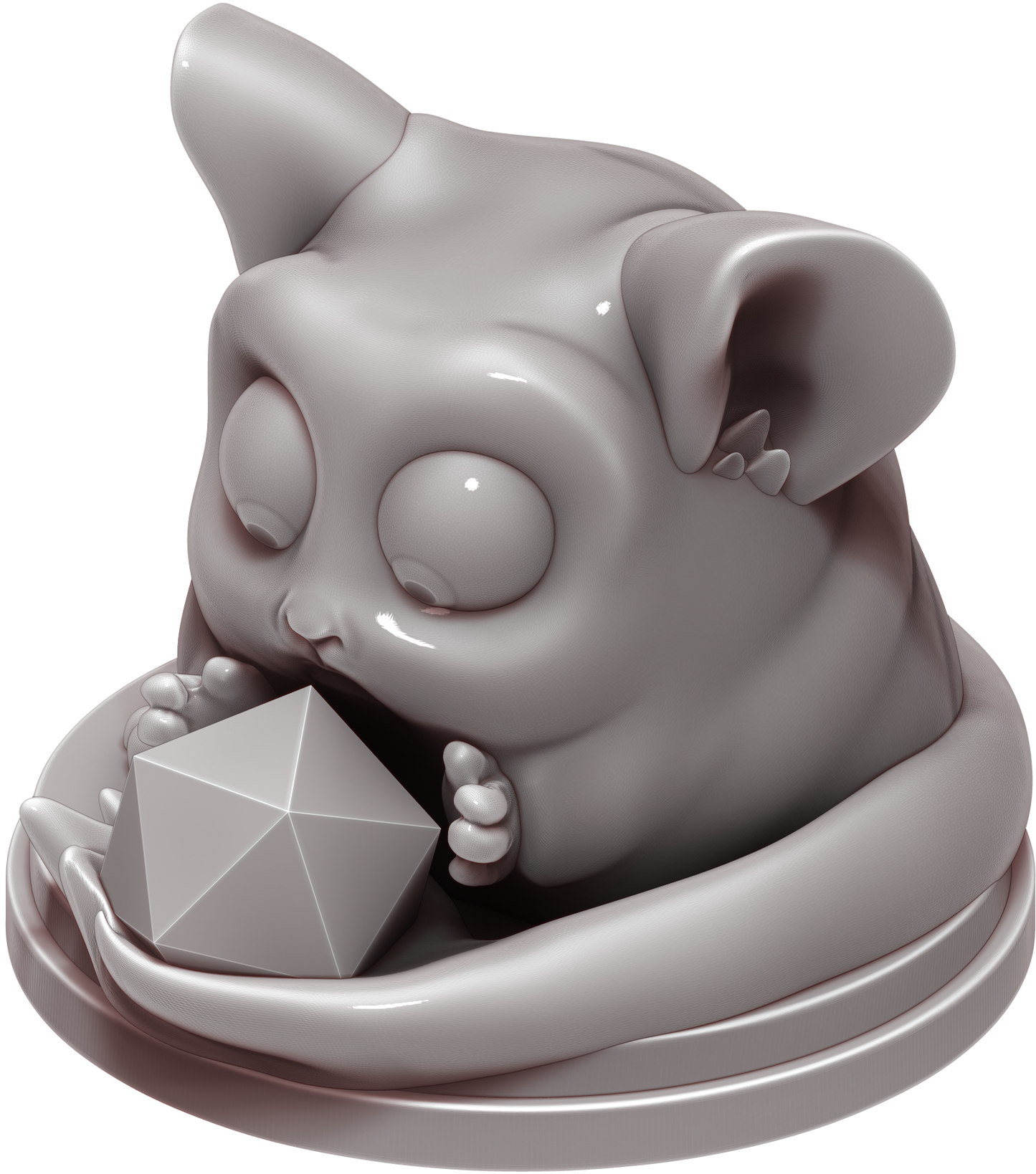 Ars Moriendi - Dice Guardian - Chinchilla Charlie - DnD/TTRPG/Roleplaying/Wargames - Helios3DPrinting