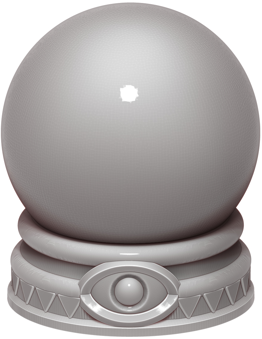 Ars Moriendi - Tiny Potions Dice Holder - Crystal Ball - DnD/TTRPG/Roleplaying/Wargames - Helios3DPrinting