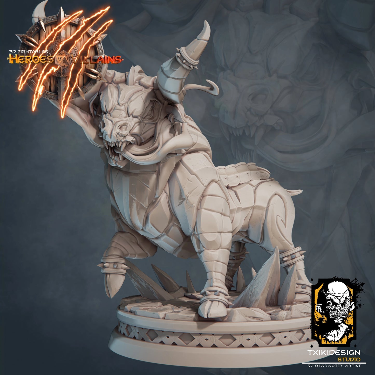 Javier Tejedor - Metal Bull - DnD/TTRPG Figure/Miniature
