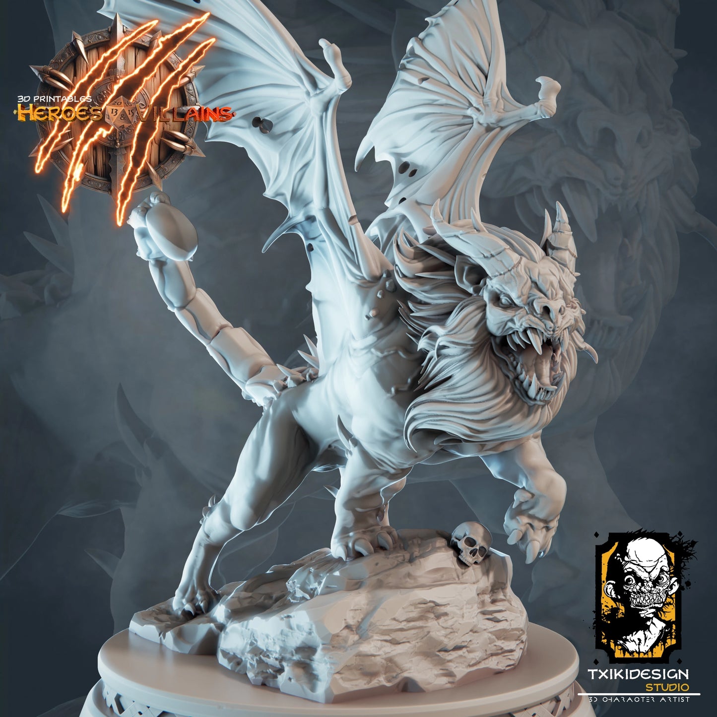 Javier Tejedor - Manticore - DnD/TTRPG Figure/Miniature
