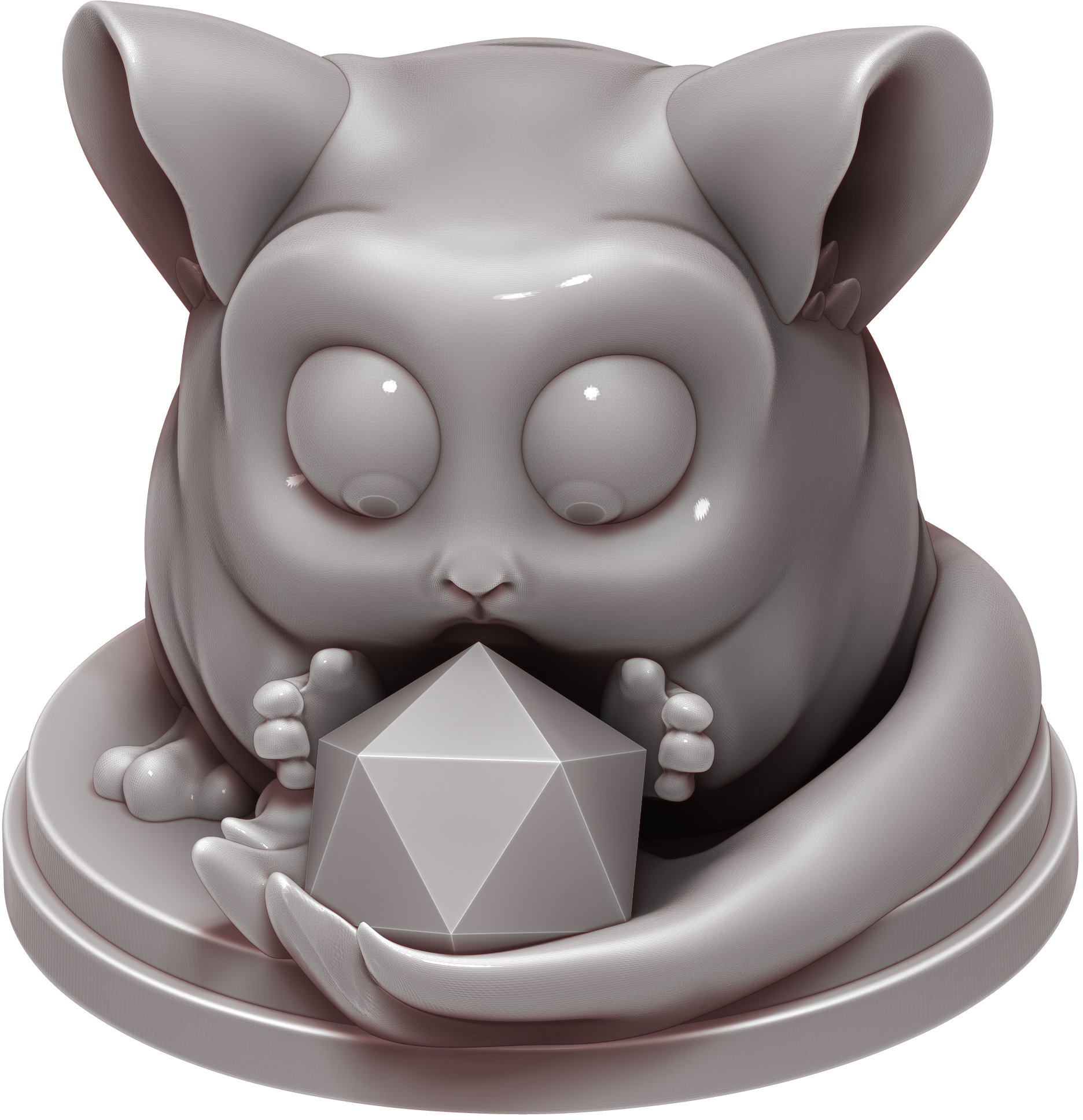 Ars Moriendi - Dice Guardian - Chinchilla Charlie - DnD/TTRPG/Roleplaying/Wargames - Helios3DPrinting