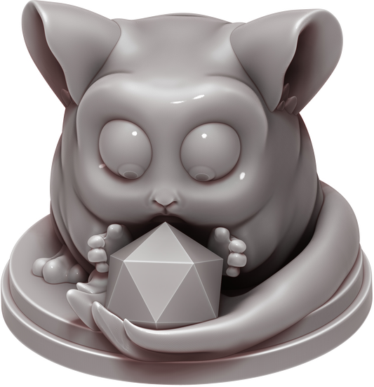 Ars Moriendi - Dice Guardian - Chinchilla Charlie - DnD/TTRPG/Roleplaying/Wargames - Helios3DPrinting