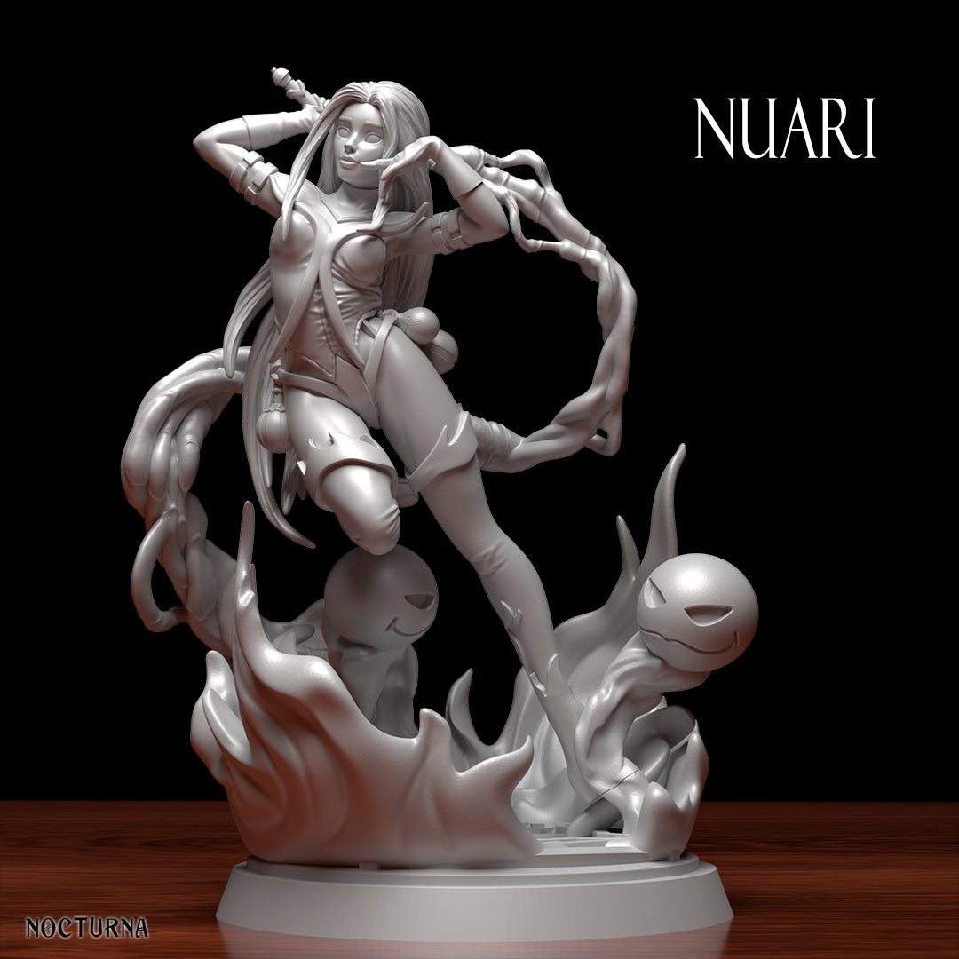 Nocturna - Light and Dark - Nuari - 75mm Pin Up/Figure/Model/Diorama