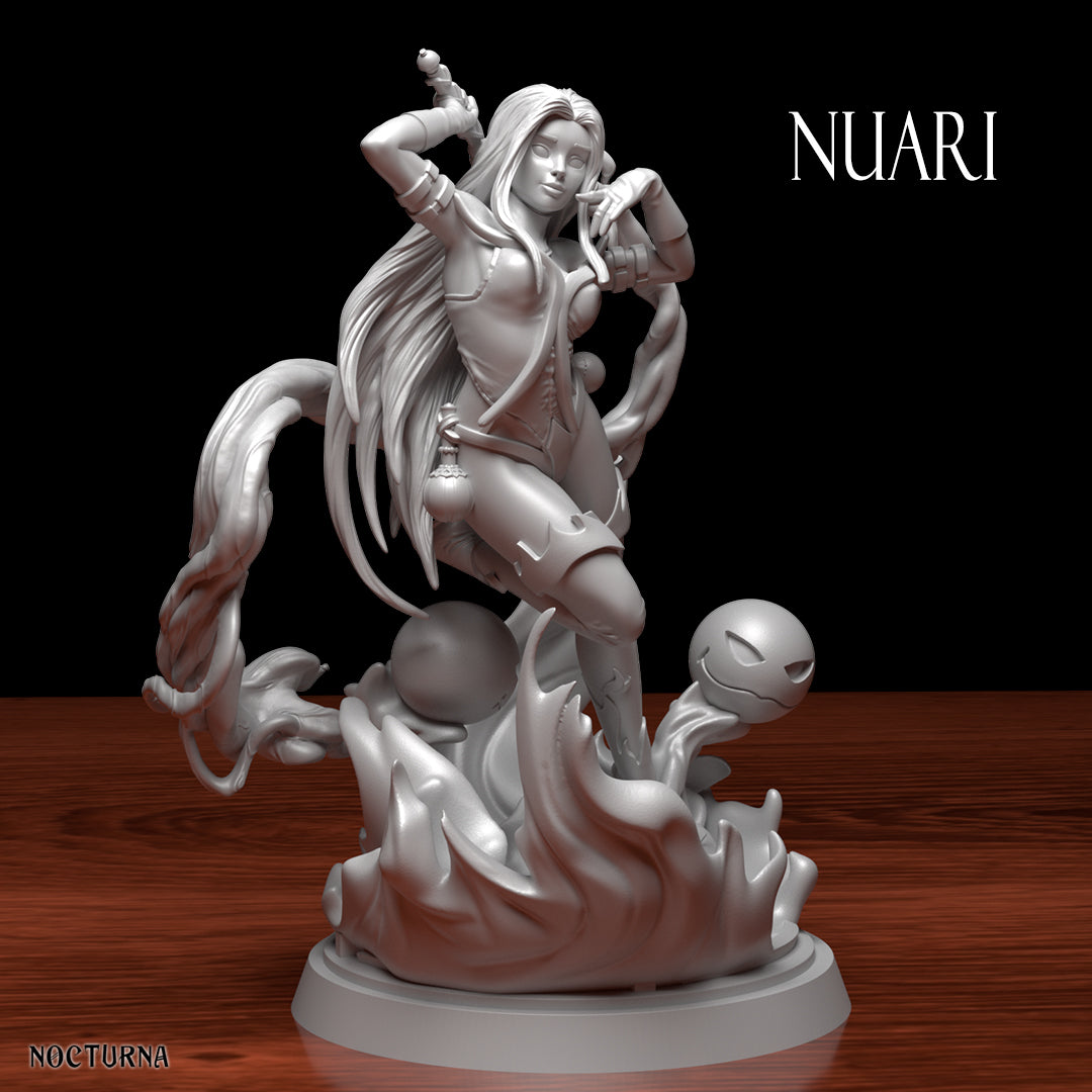 Nocturna - Light and Dark - Nuari - 75mm Pin Up/Figure/Model/Diorama