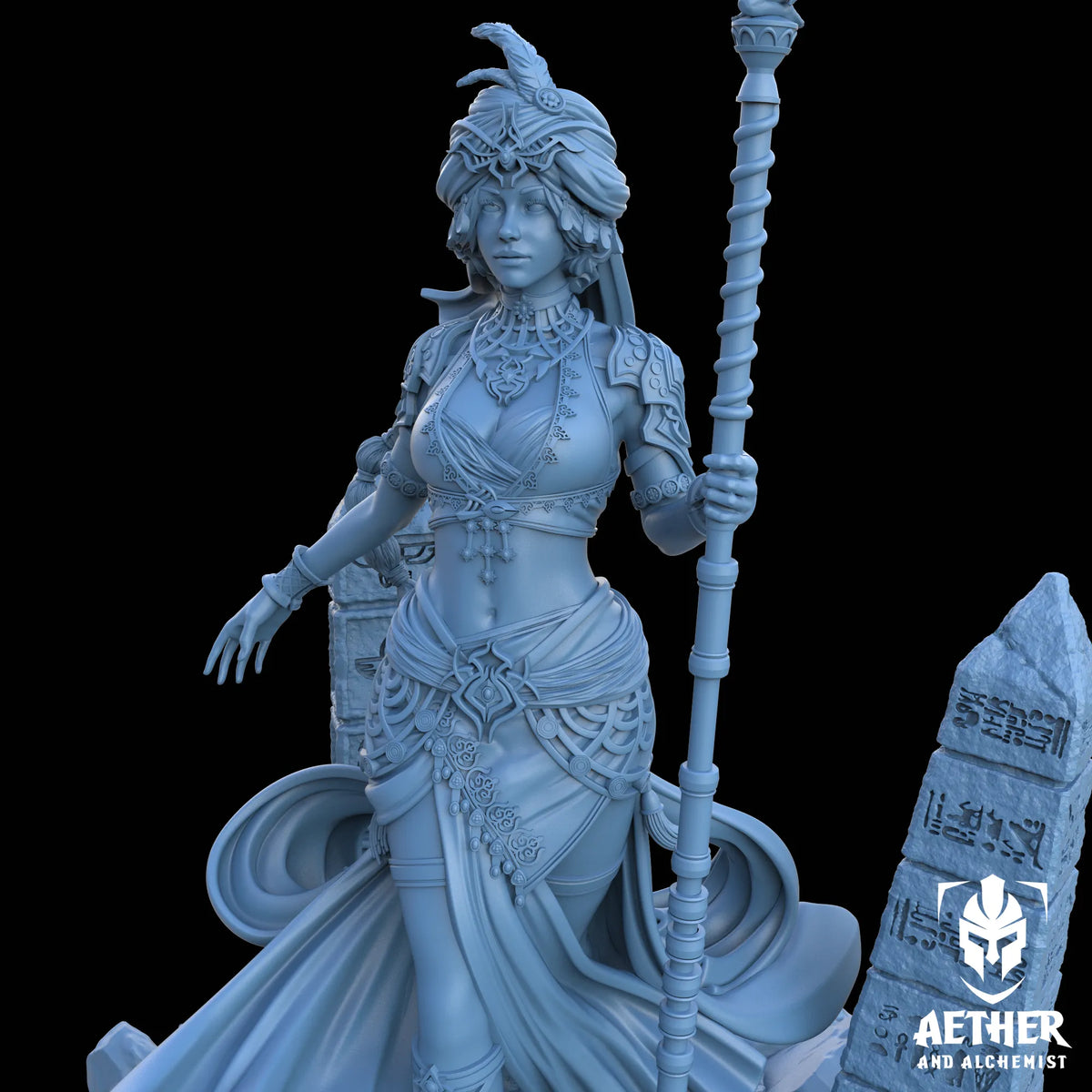 Aether & Alchemist - Amunet - 75mm Pin Up/Figure/Model/Diorama