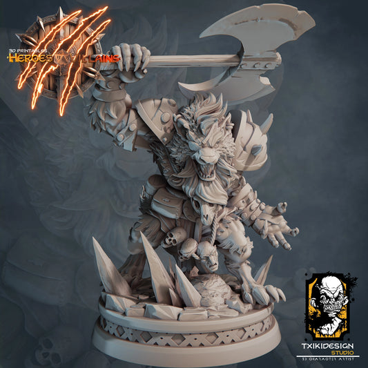 Javier Tejedor - Gnoll Warrior #1 - DnD/TTRPG Figure/Miniature