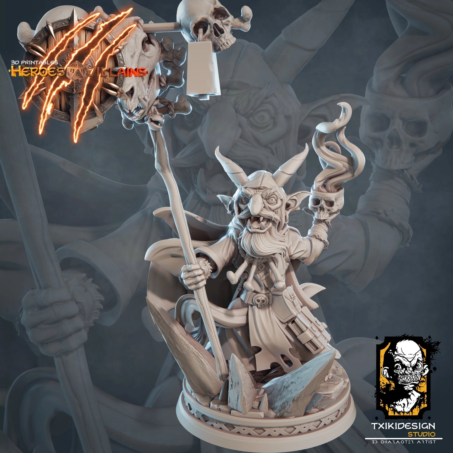 Javier Tejedor - Goblin Shaman - DnD/TTRPG Figure/Miniature