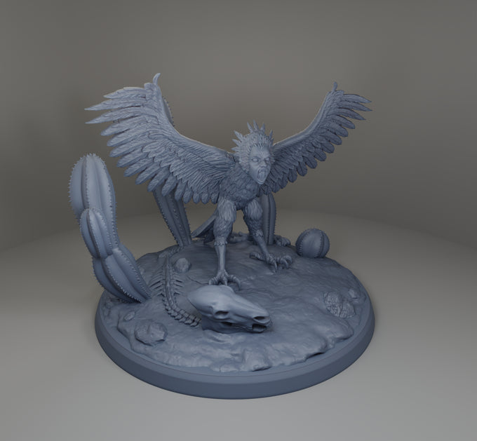 Alain Viesca - La Lechuza (Attack) - 32/75/120mm Pin Up/Figure/Model/Diorama - Helios3DPrinting
