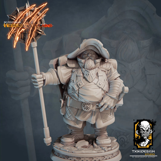 Javier Tejedor - Halfling Squire - DnD/TTRPG Figure/Miniature