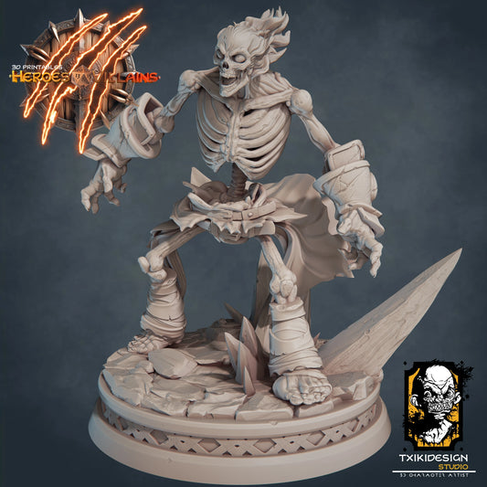 Javier Tejedor - Skeleton - DnD/TTRPG Figure/Miniature