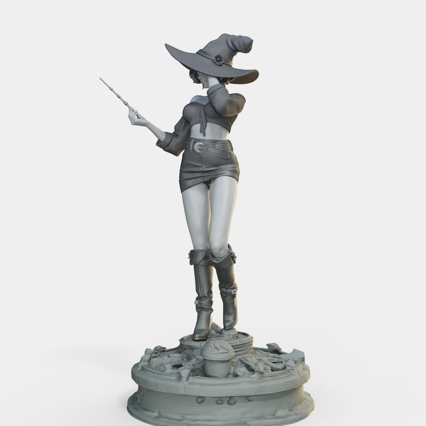 Female Miniatures - Bloodbound Witches - Marica - 32/75/120mm Pin Up/Figure/Figurine/Diorama - Helios3DPrinting