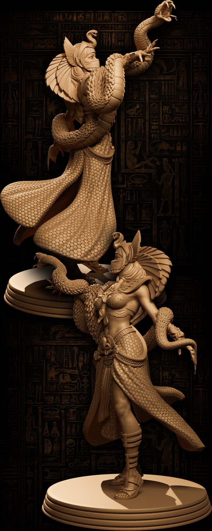 Jugglers Miniatures - Egyptians - Snake Sorcerer - 75mm Pin Up/Figure/Model/Diorama