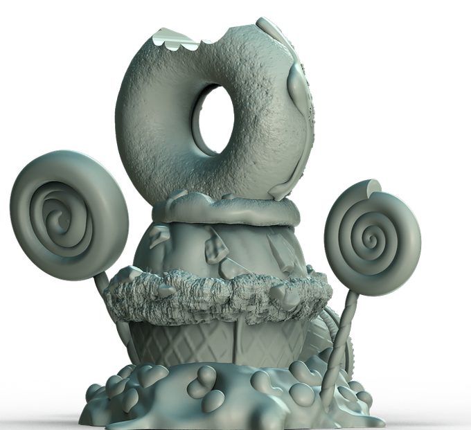 Slope3D - Sweetland Dice Tower - DnD/TTRPG/Roleplaying/Wargames