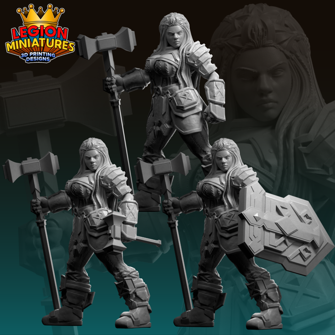 Lucia Sanchez - Mithral Vale - Harga #1 - 75mm Pin Up/Figure/Model/Diorama