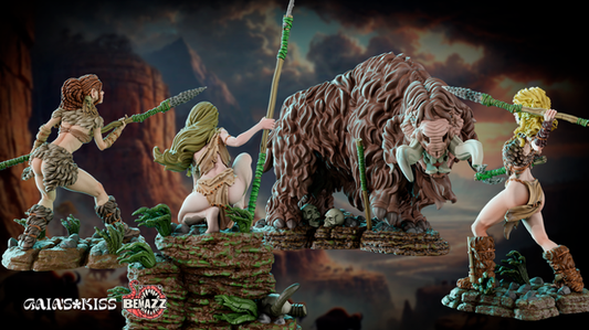 Gaia Miniatures - The Hunt - 75mm Pin Up/Figure/Model/Diorama