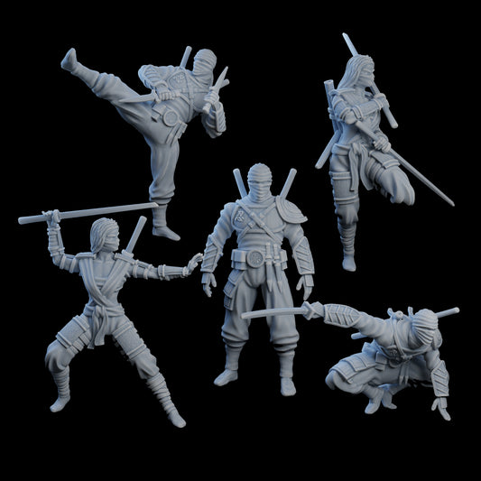 YourNeighborKnight - Bushido 2 - Armored Shinobi - DnD/TTRPG Figure/Miniature