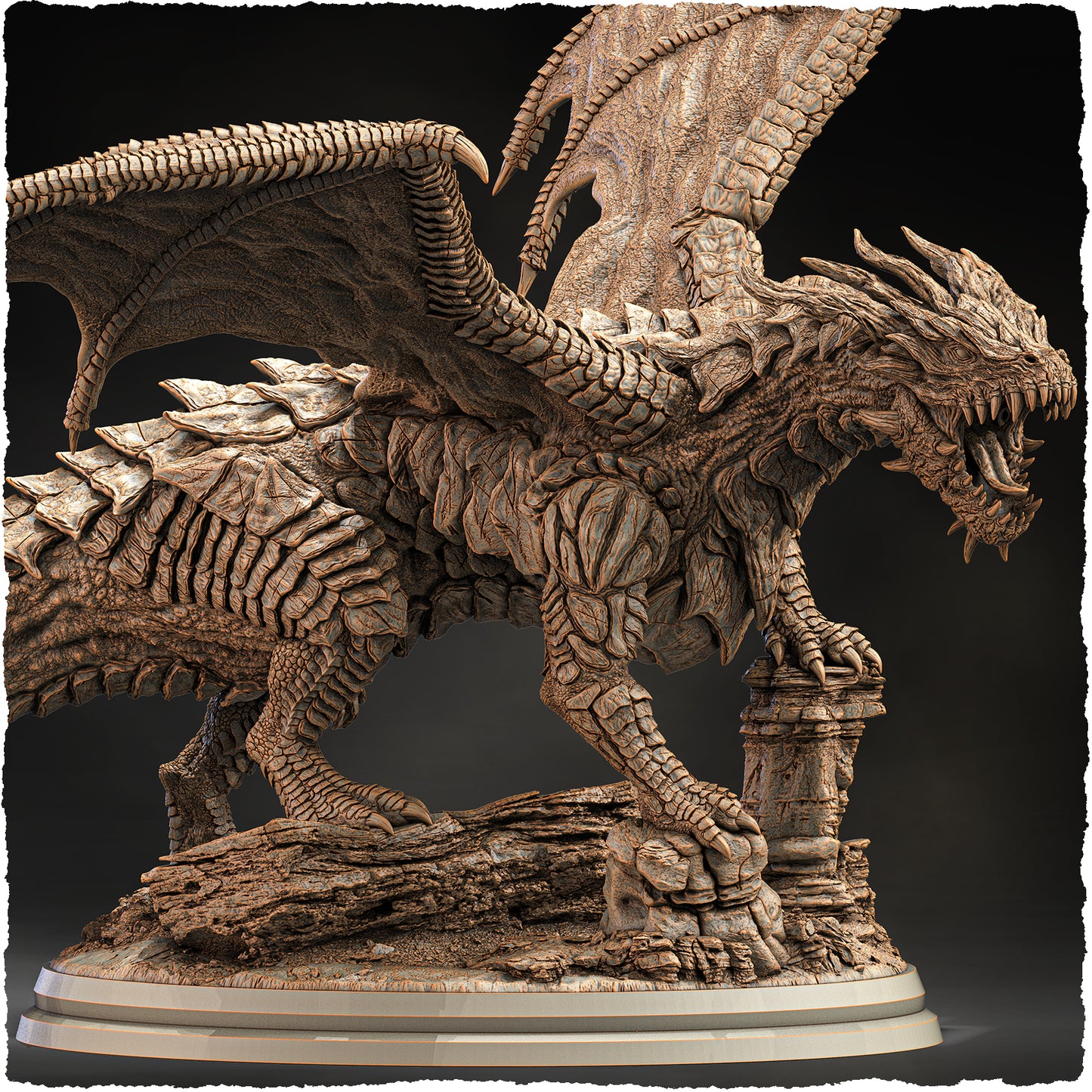 Evox Arts - World Dragons #1 - Great European - DnD/TTRPG Figure/Miniature