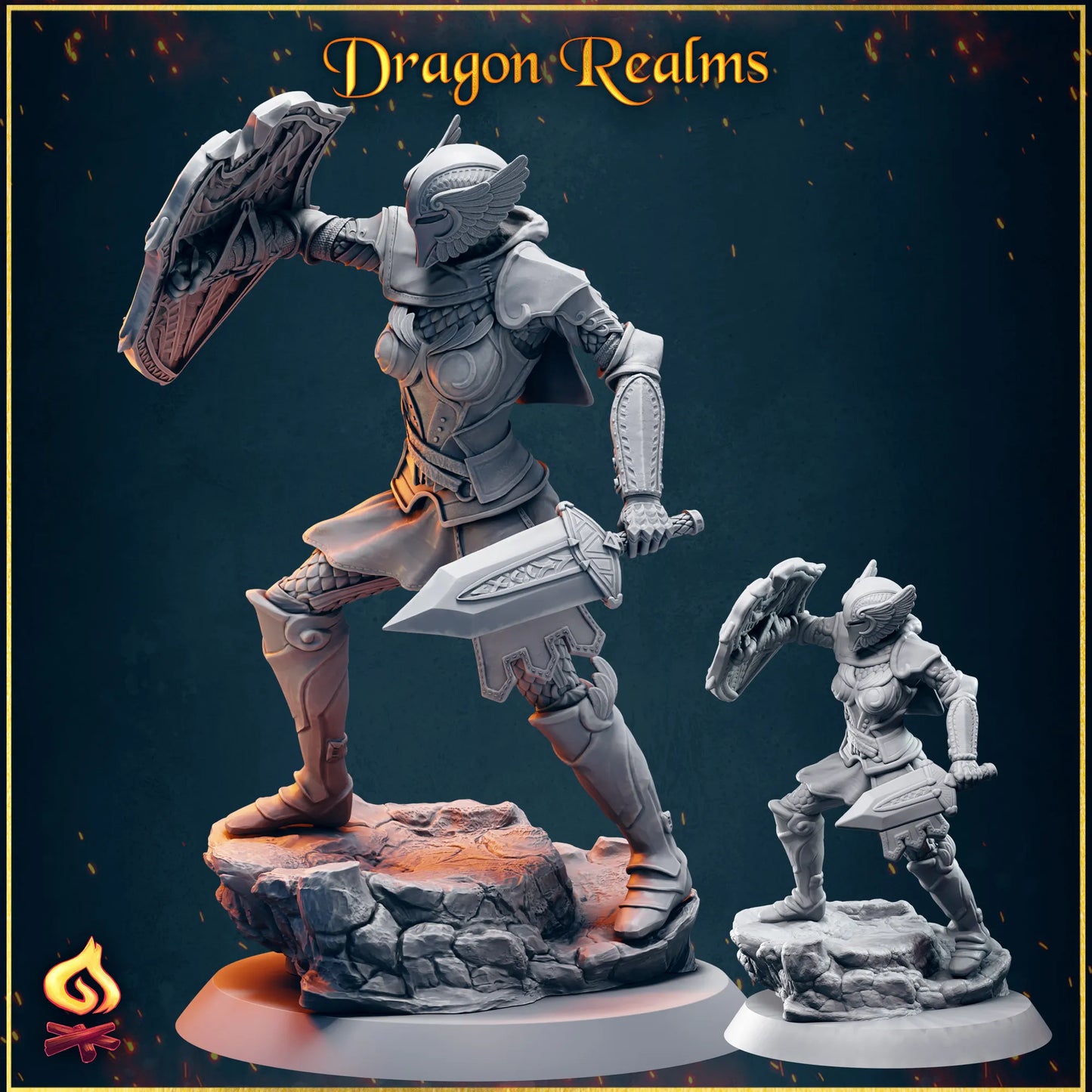 Safehold - Dragon Realms - Elysia the Knight - 120mm Pin Up/Figure/Model/Diorama