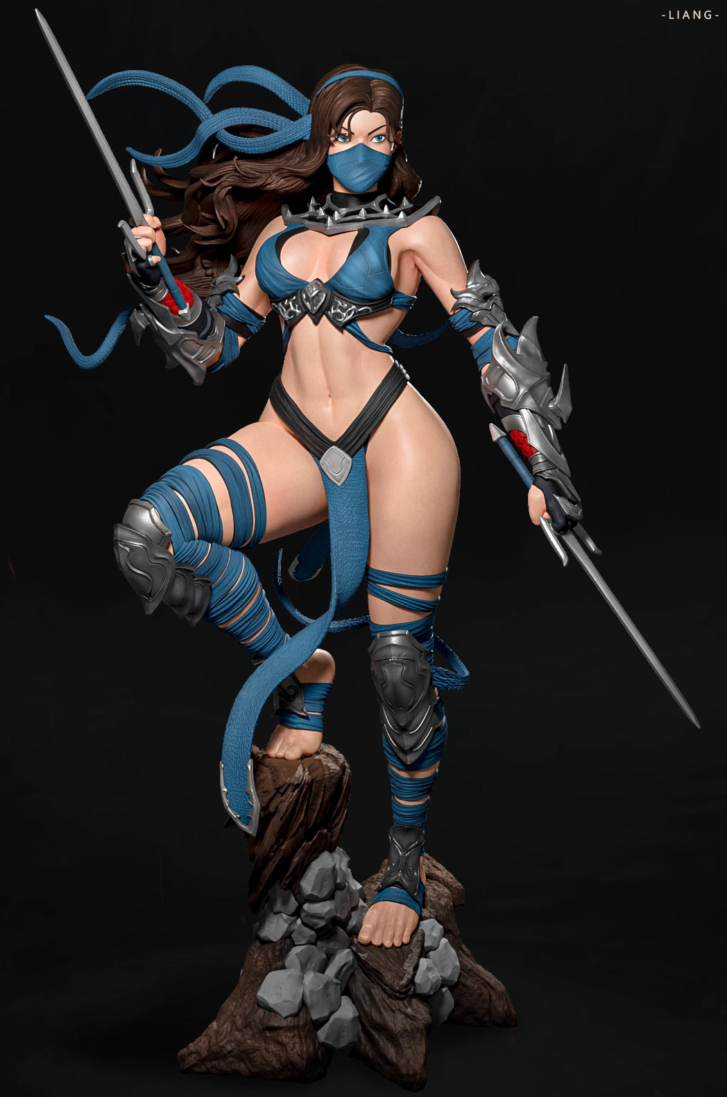 Luis Donaldo Meza - Fantasy Warrior #7.1 - 80mm Pin Up/Figure/Model/Diorama