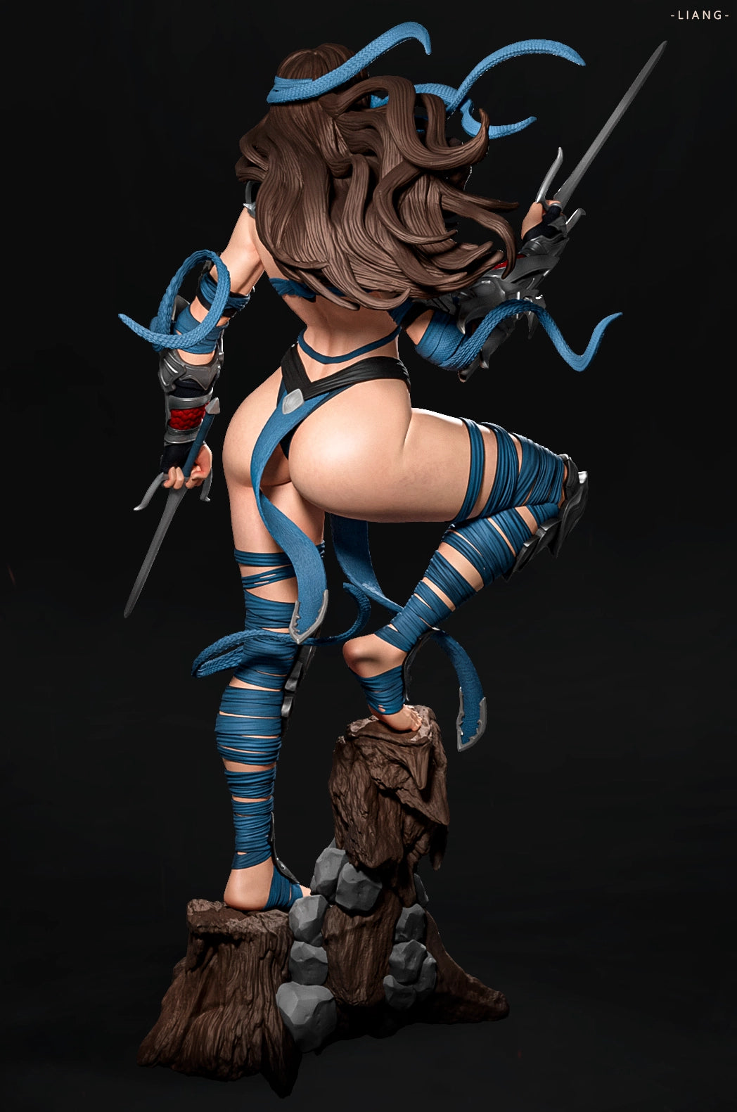 Luis Donaldo Meza - Fantasy Warrior #7.1 - 80mm Pin Up/Figure/Model/Diorama