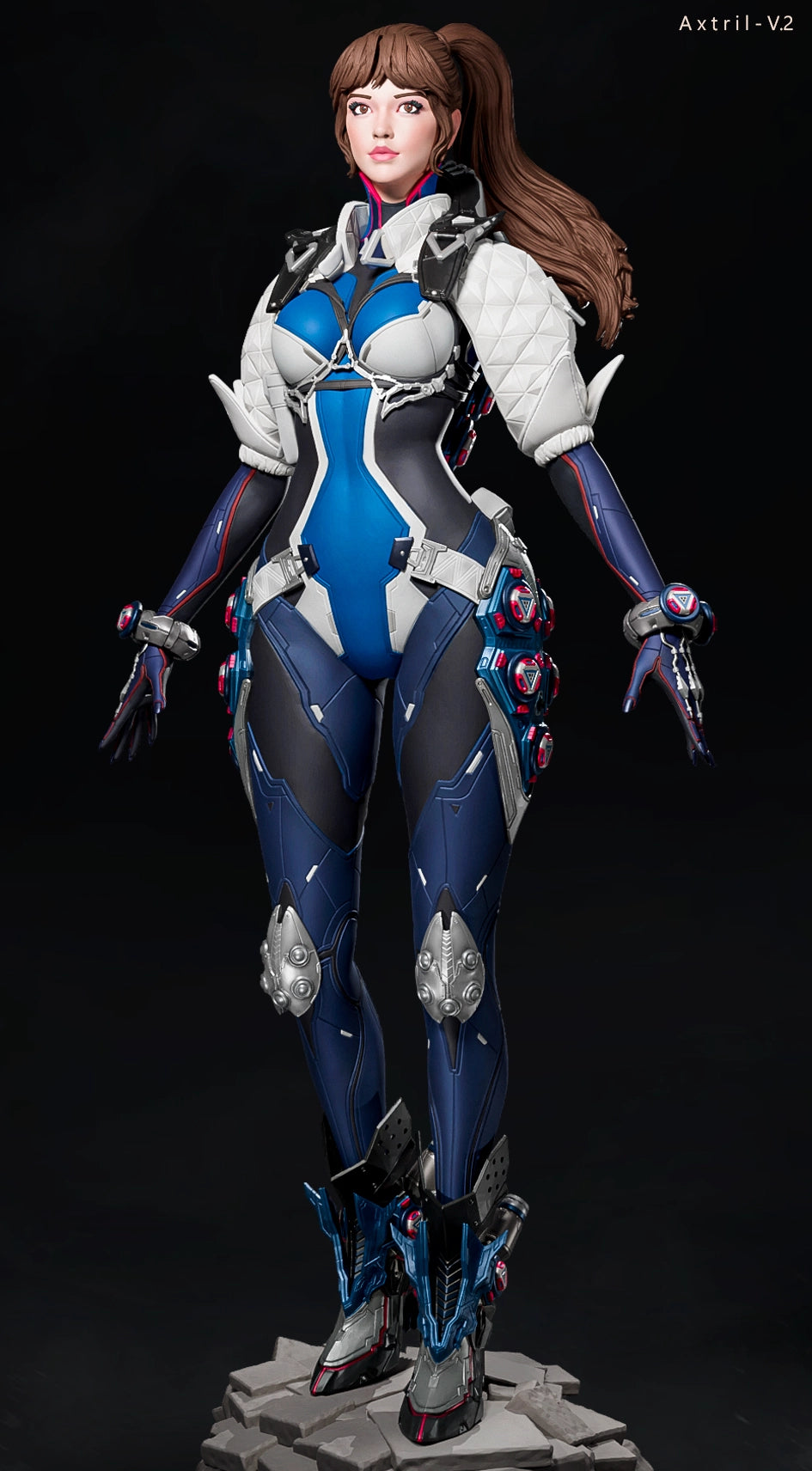 Luis Donaldo Meza - Future Warrior #4.1 - 80mm Pin Up/Figure/Model/Diorama