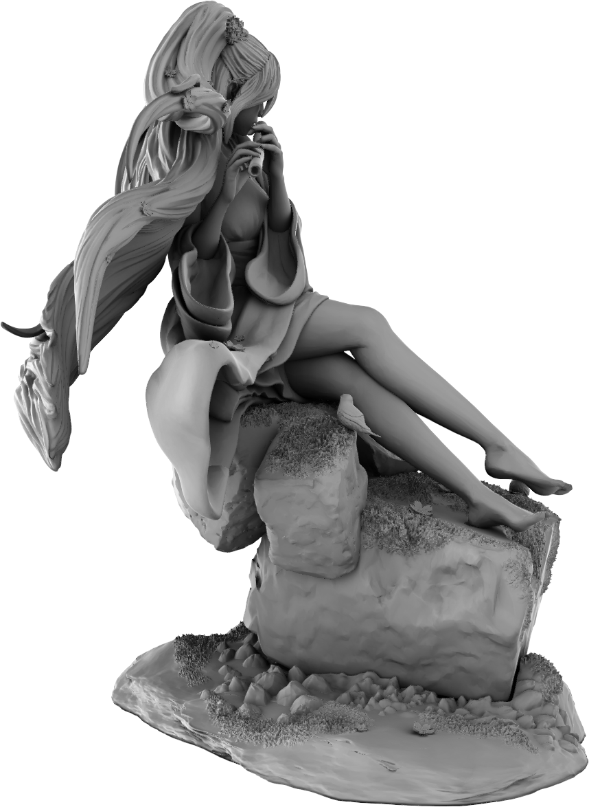 Amra 3D Art - Seasons - Spring - 75mm Pin Up/Figure/Model/Diorama - Helios3DPrinting