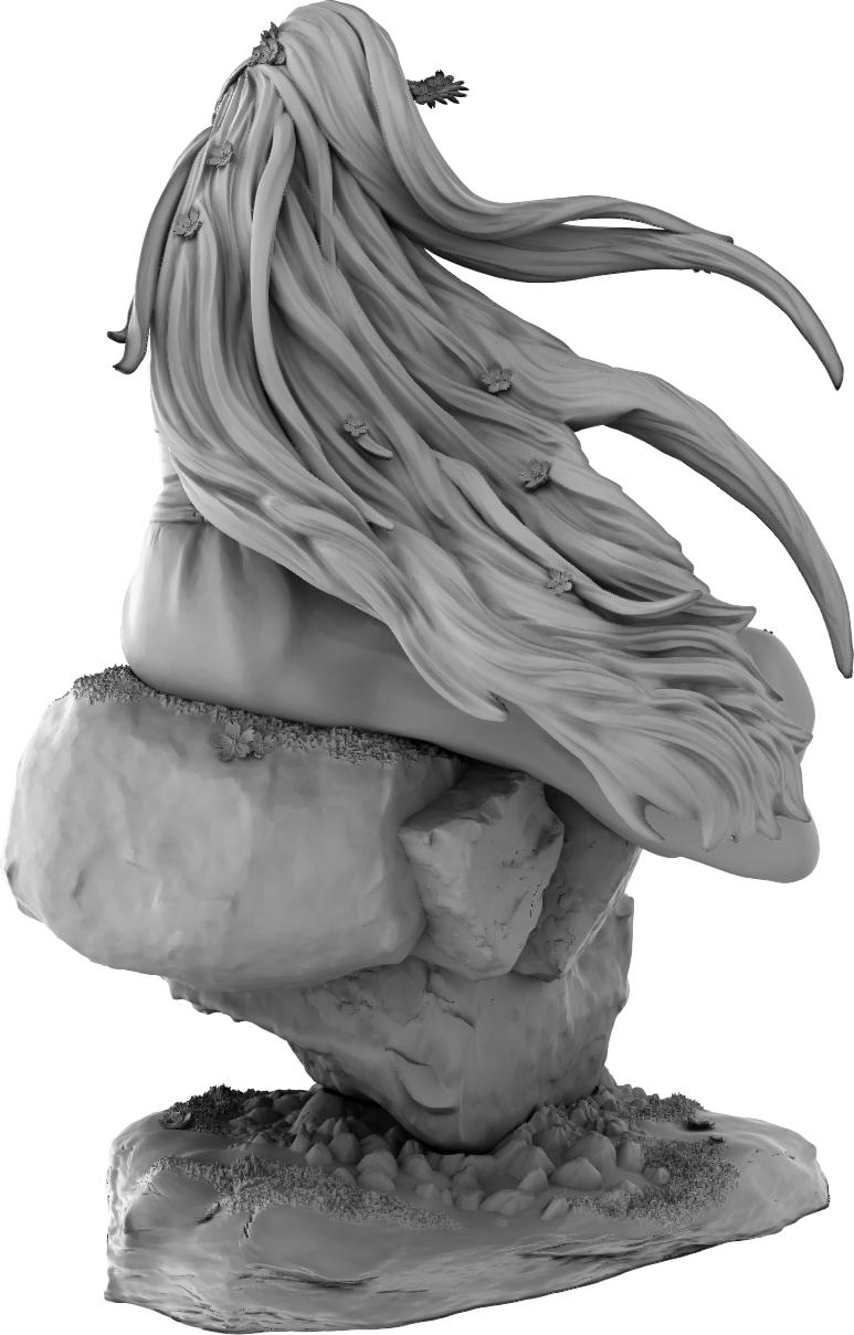 Amra 3D Art - Seasons - Spring - 75mm Pin Up/Figure/Model/Diorama - Helios3DPrinting