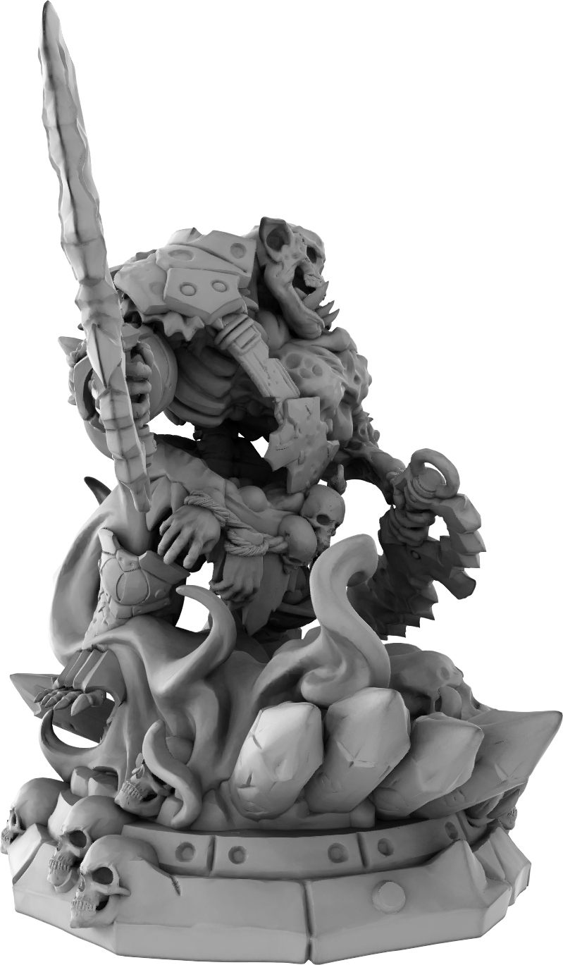 Brayan Nafarrate - Giants - Undead Orc #1 - DnD/TTRPG Figure/Miniature