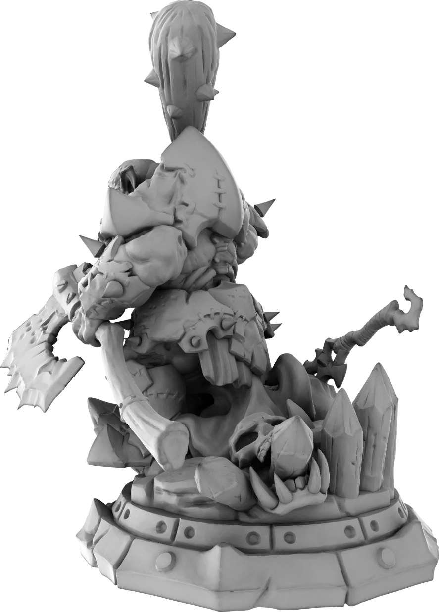 Brayan Nafarrate - Giants - Undead Troll #1 - DnD/TTRPG Figure/Miniature
