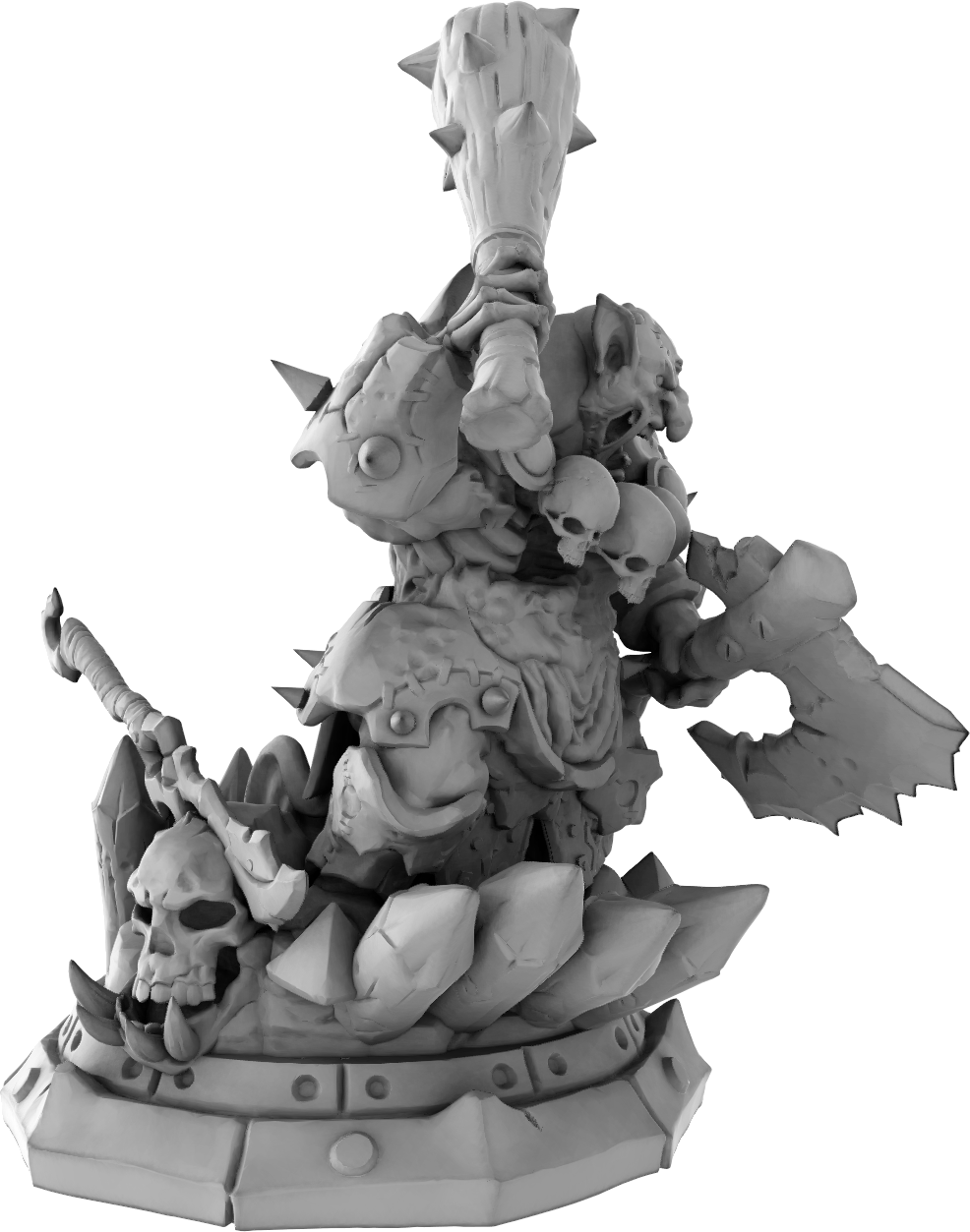 Brayan Nafarrate - Giants - Undead Troll #1 - DnD/TTRPG Figure/Miniature