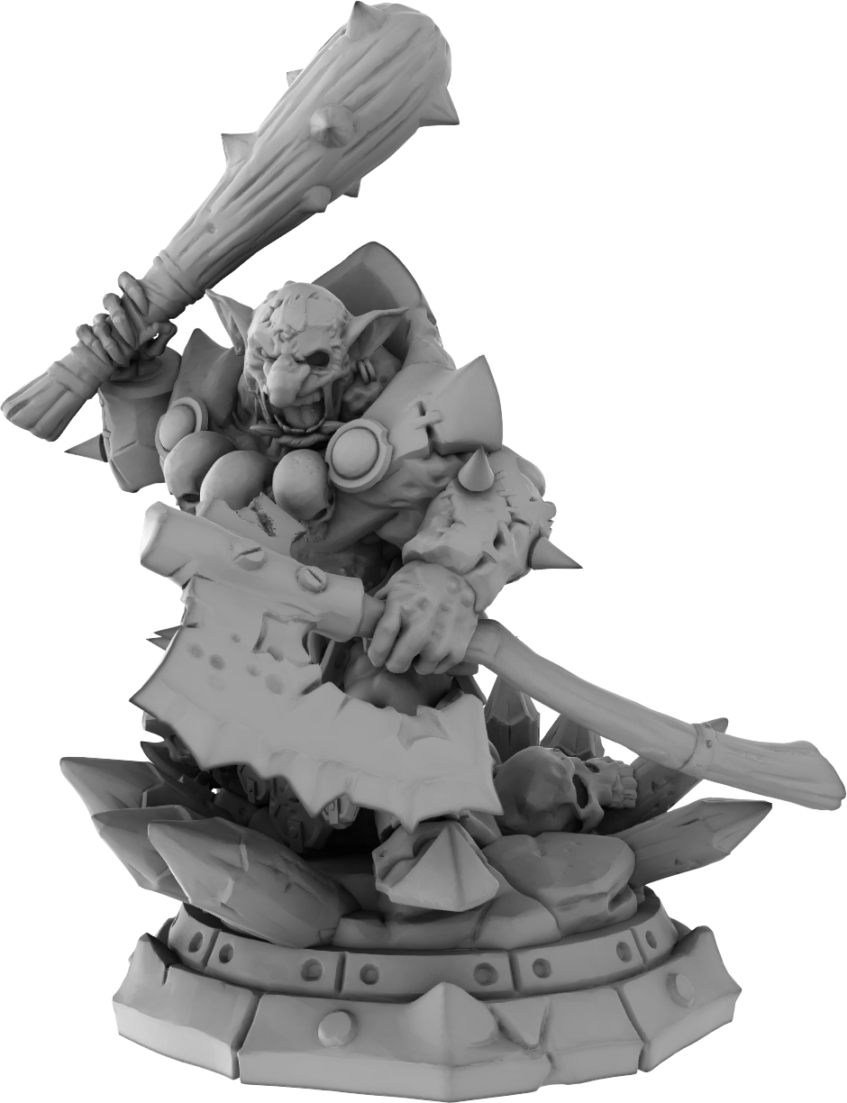 Brayan Nafarrate - Giants - Undead Troll #1 - DnD/TTRPG Figure/Miniature