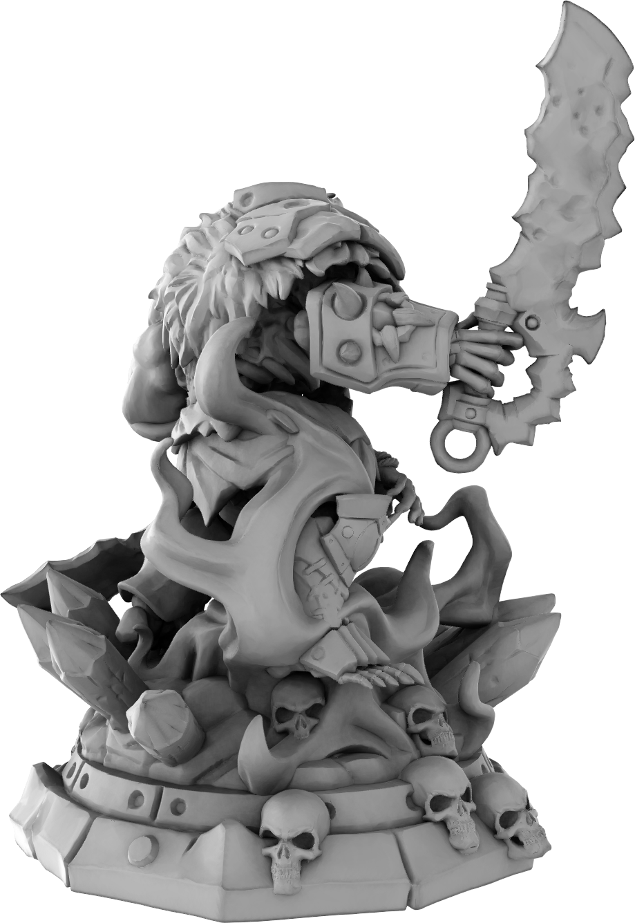 Brayan Nafarrate - Giants - Undead Orc #1 - DnD/TTRPG Figure/Miniature