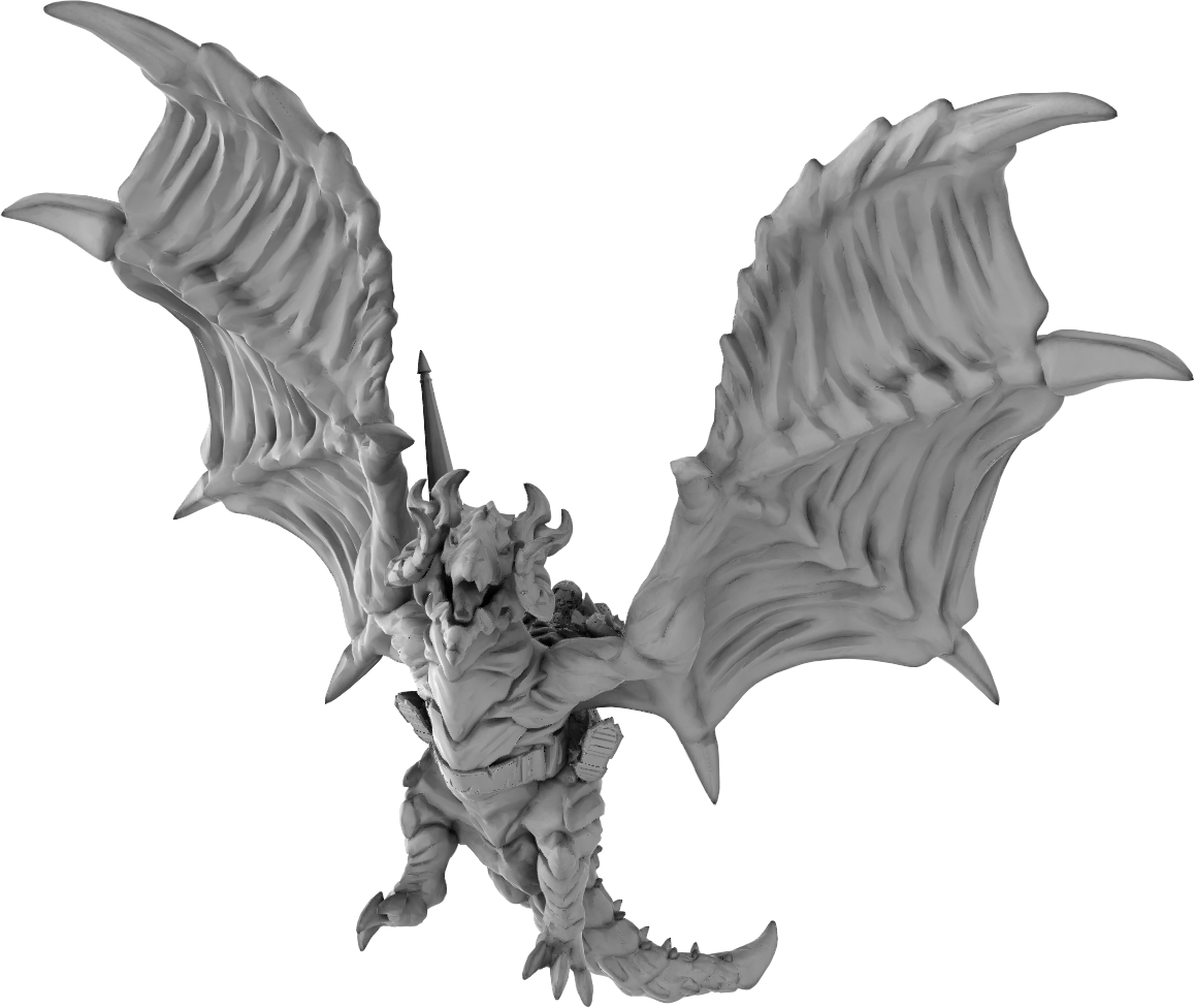 Brayan Nafarrate - Orc w/Dragon #1 - DnD/TTRPG Figure/Miniature