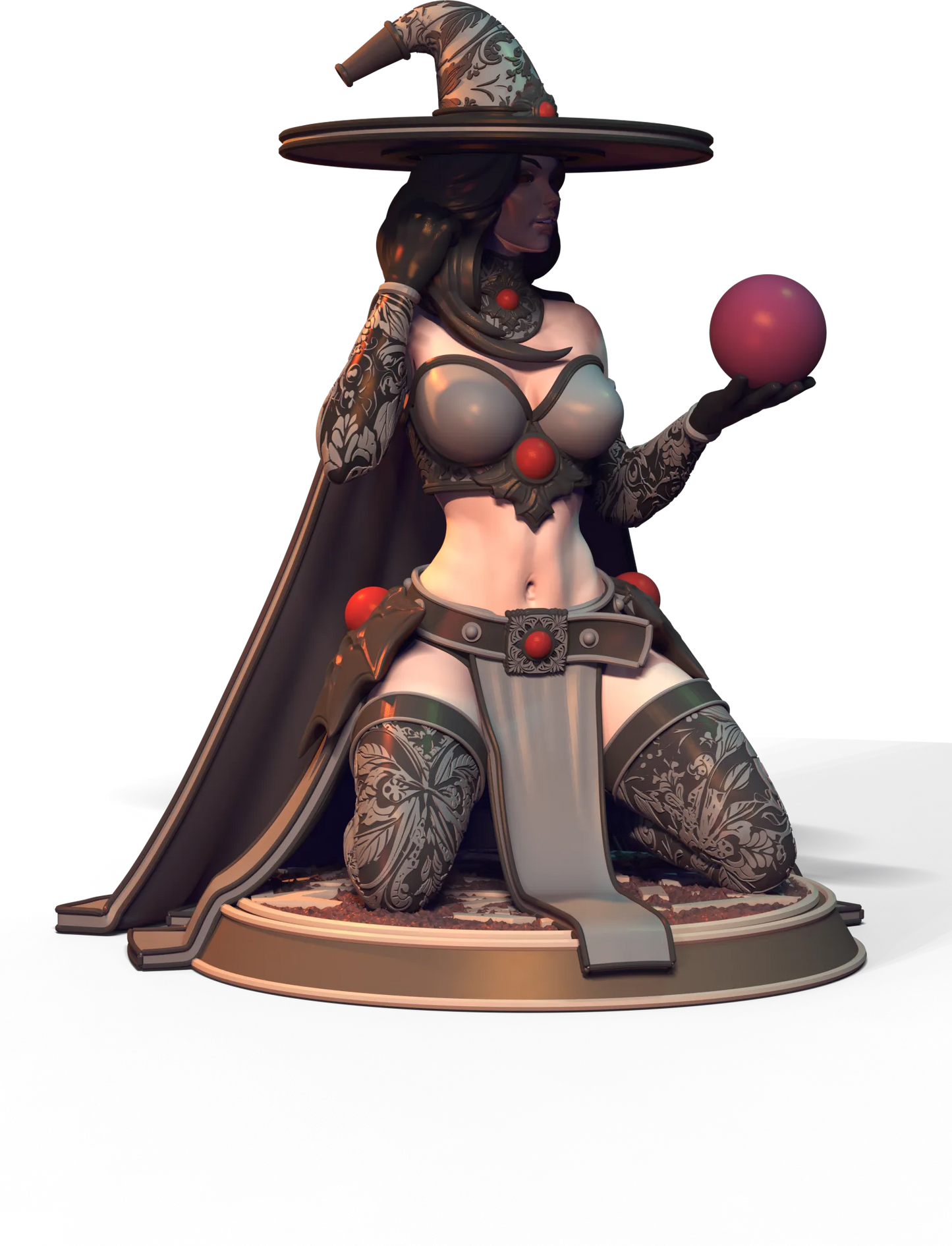 Z Kino - Enchantressess - Luna the Mystic - 75mm Pin Up/Figure/Model/Diorama