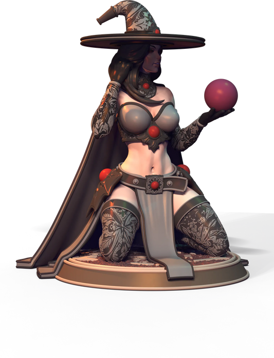 Z Kino - Enchantressess - Luna the Mystic - 75mm Pin Up/Figure/Model/Diorama