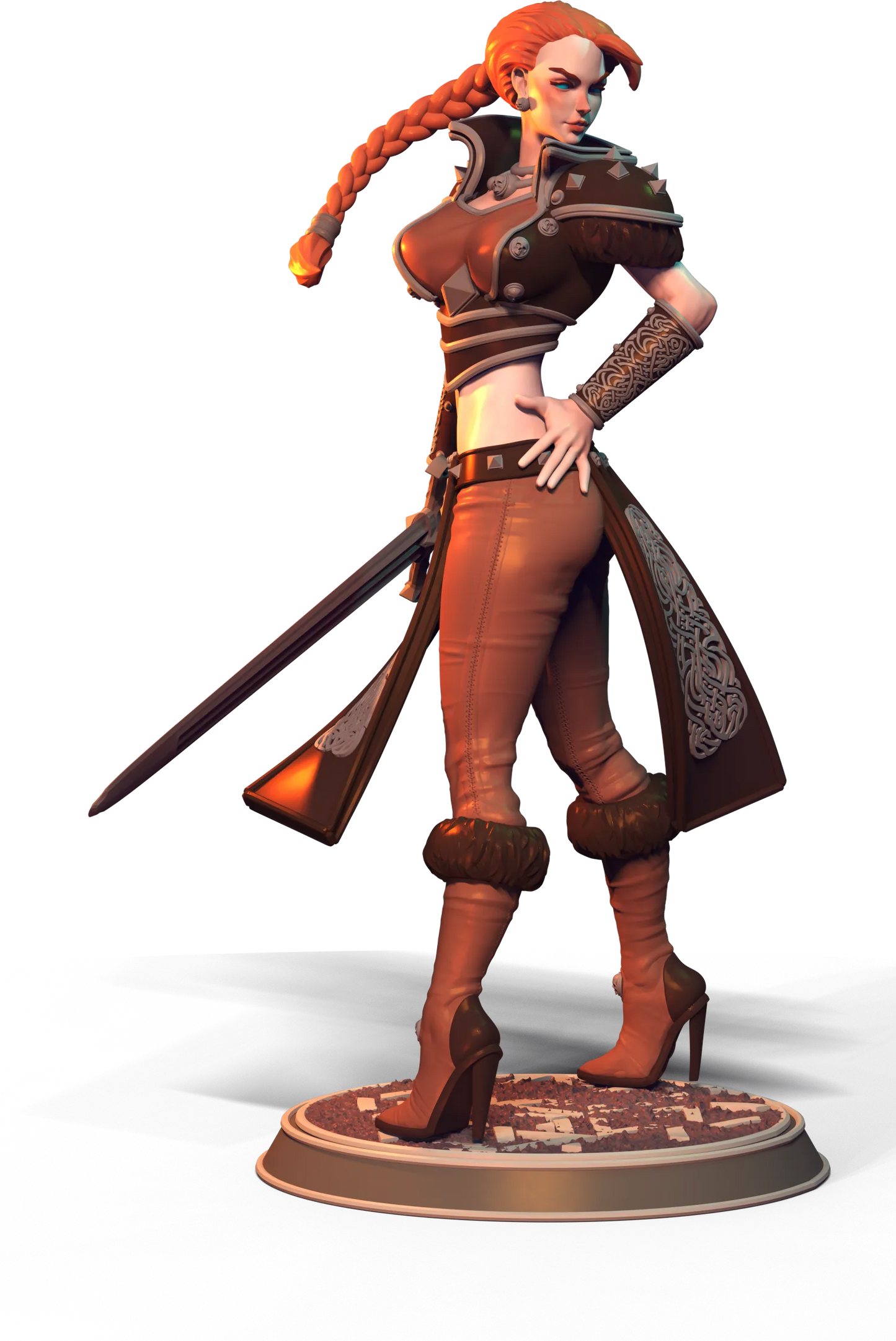 Z Kino - Enchantressess - Valka the Savage - 75mm Pin Up/Figure/Model/Diorama
