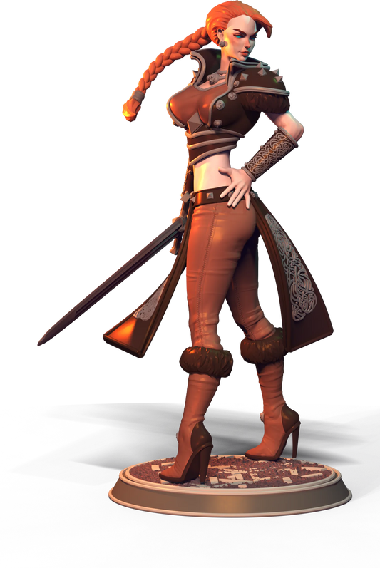 Z Kino - Enchantressess - Valka the Savage - 75mm Pin Up/Figure/Model/Diorama