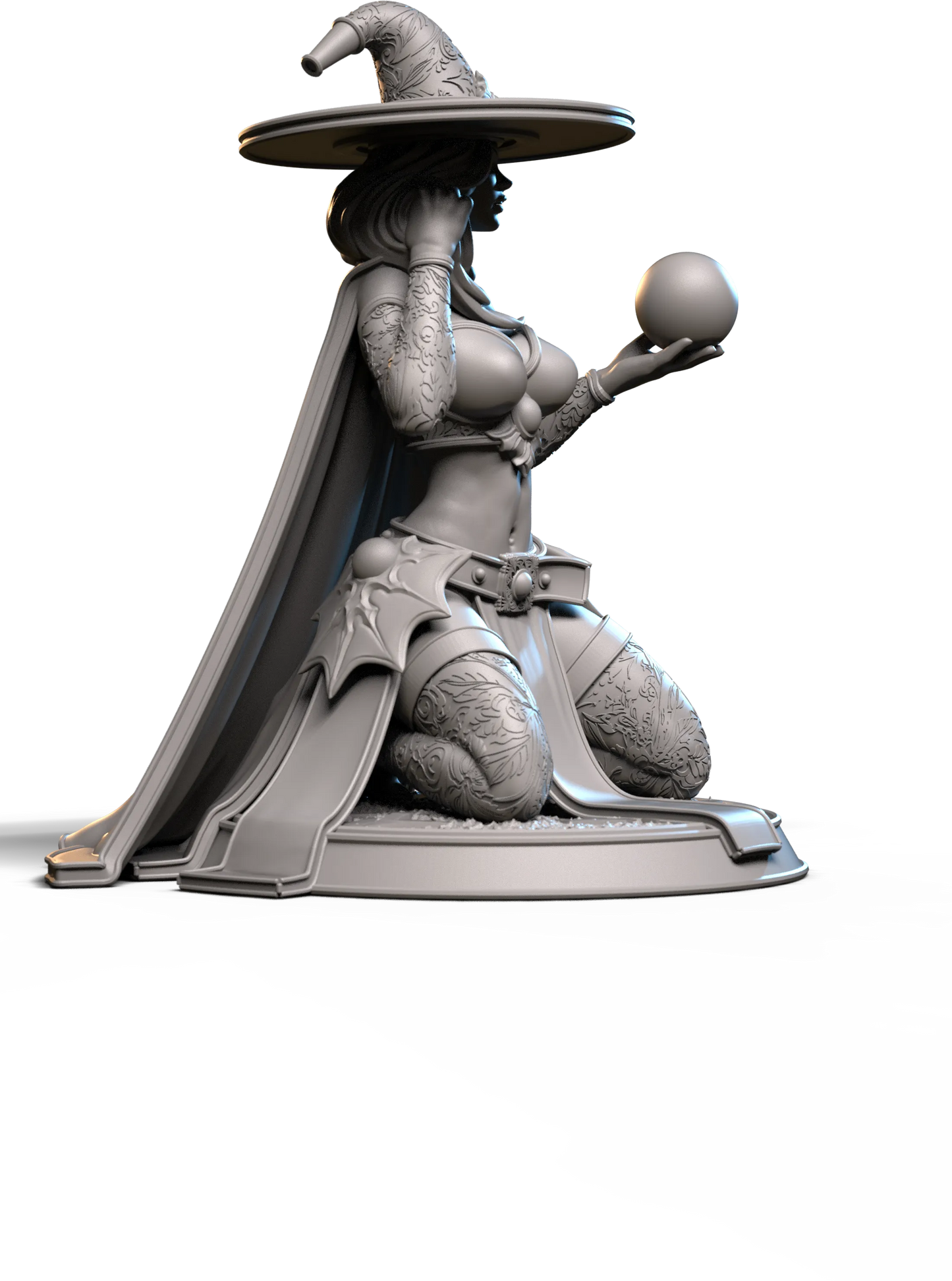 Z Kino - Enchantressess - Luna the Mystic - 75mm Pin Up/Figure/Model/Diorama