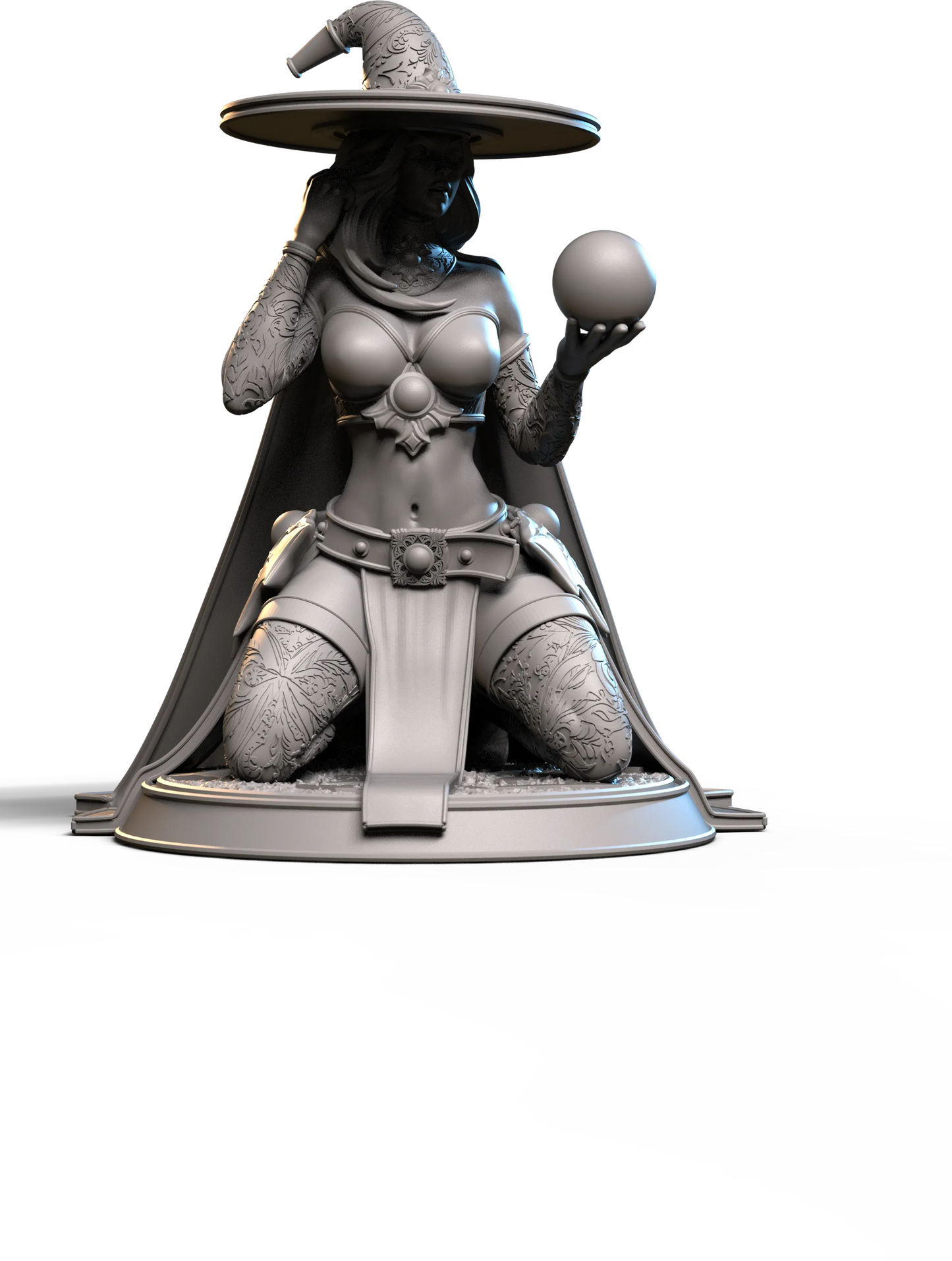 Z Kino - Enchantressess - Luna the Mystic - 75mm Pin Up/Figure/Model/Diorama