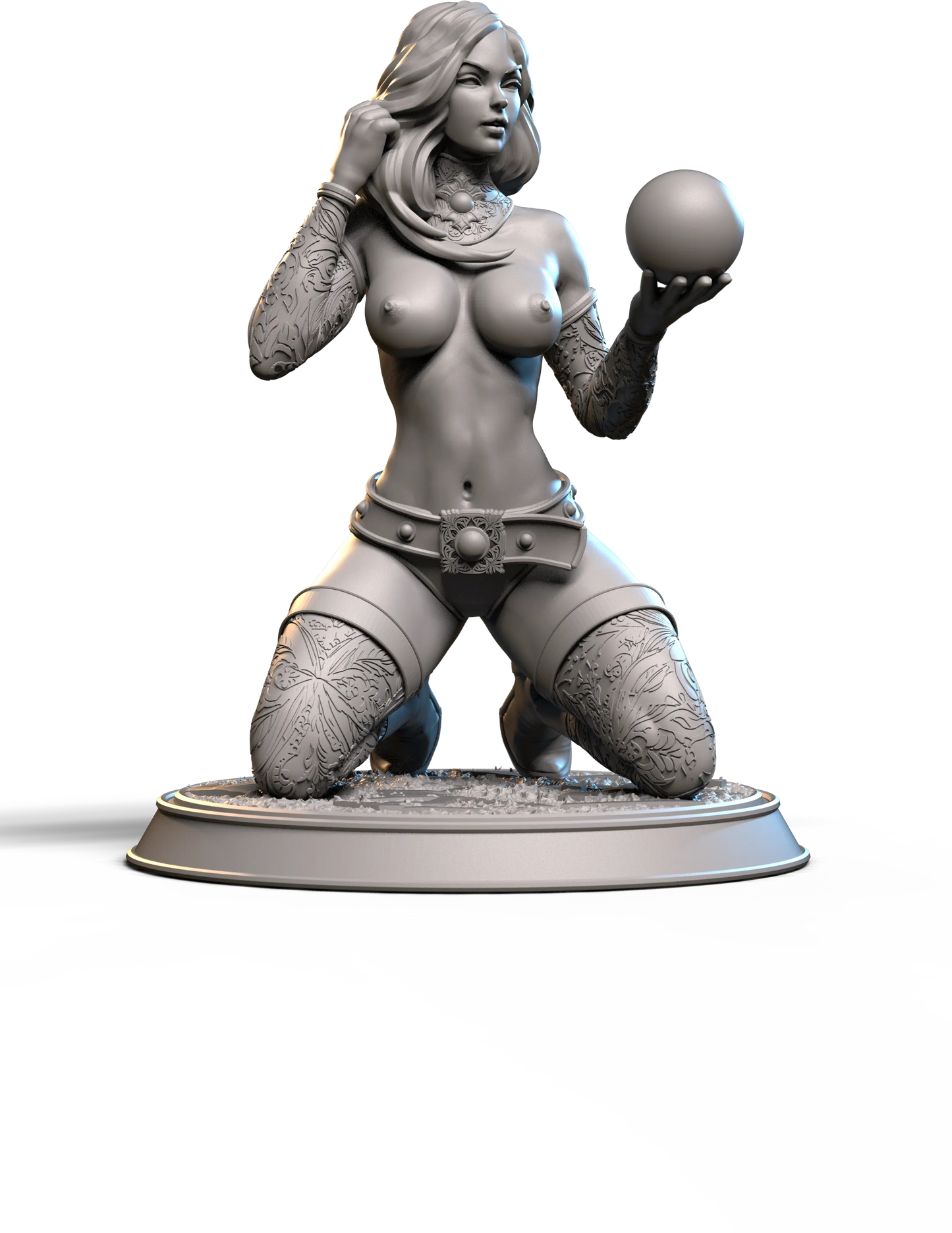Z Kino - Enchantressess - Luna the Mystic - 75mm Pin Up/Figure/Model/Diorama