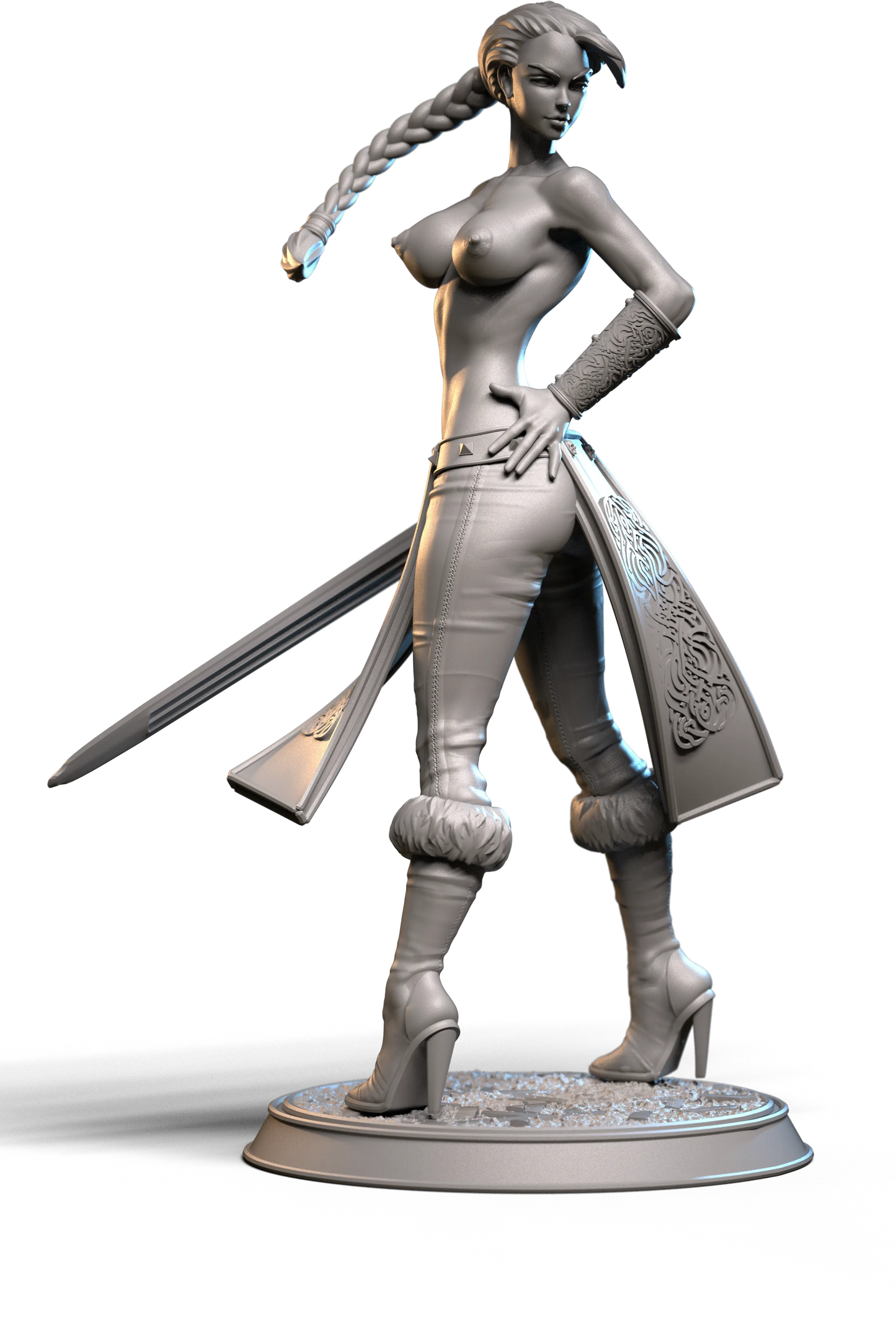 Z Kino - Enchantressess - Valka the Savage - 75mm Pin Up/Figure/Model/Diorama