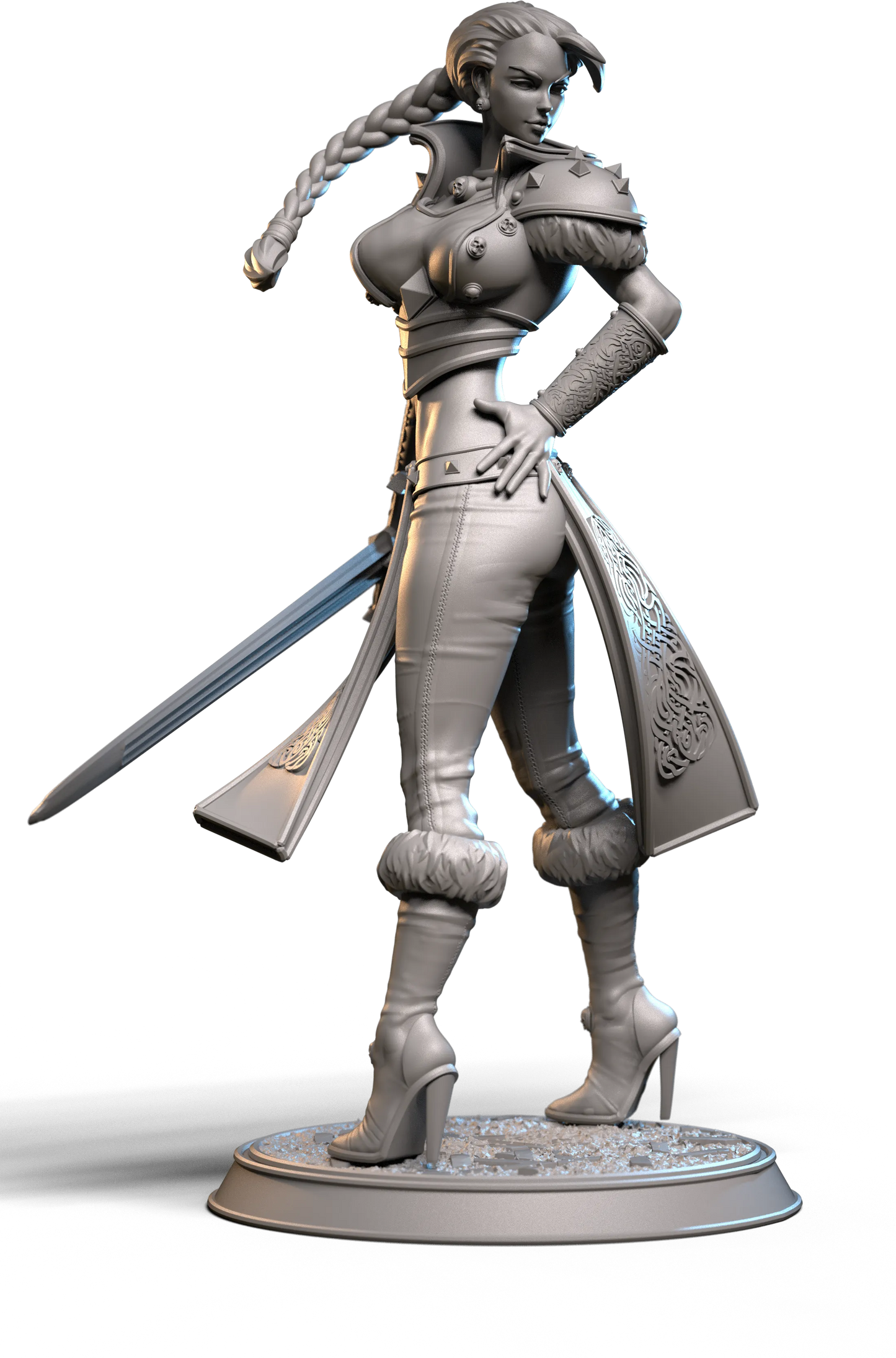 Z Kino - Enchantressess - Valka the Savage - 75mm Pin Up/Figure/Model/Diorama