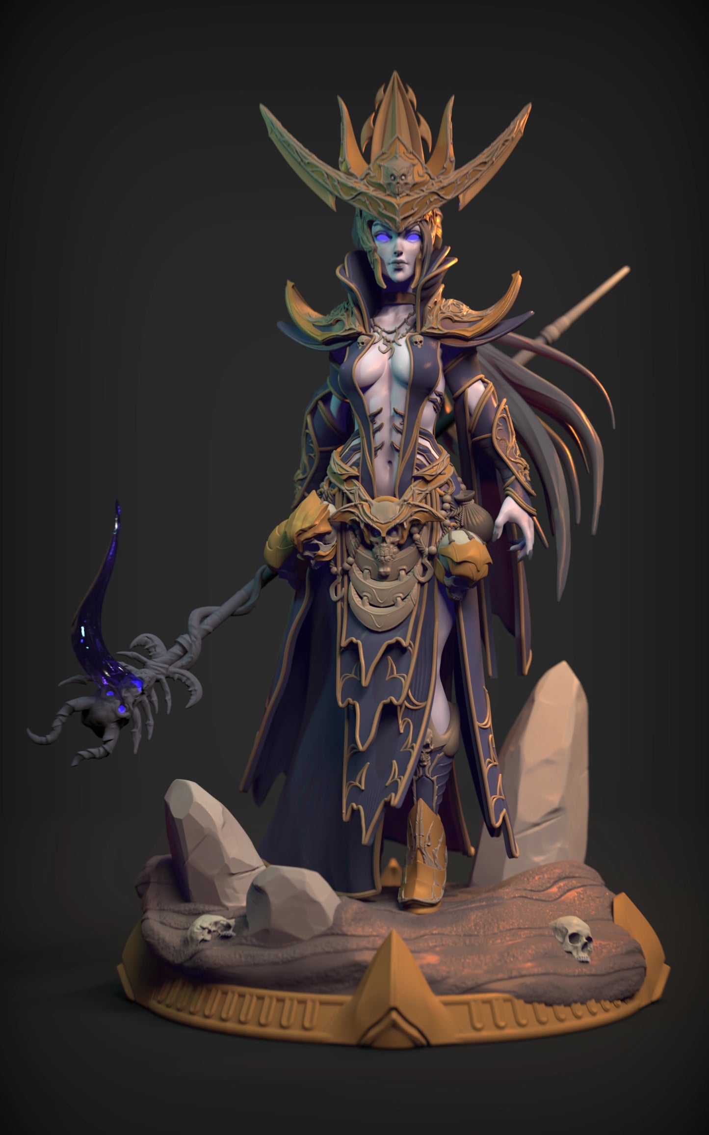 Z Kino - Dark Elf - 90mm Pin Up/Figure/Model/Diorama