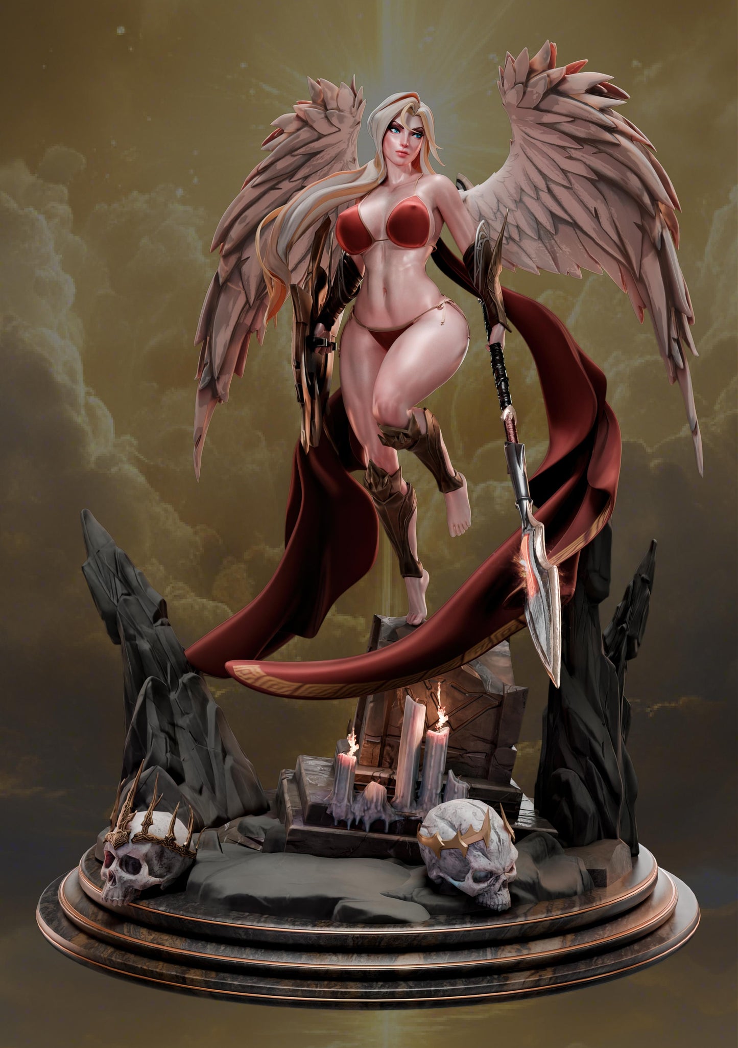 AMCM Studios - Freyja Odinsdottir - 32/75mm Pin Up/Figure/Model/Diorama - Helios3DPrinting