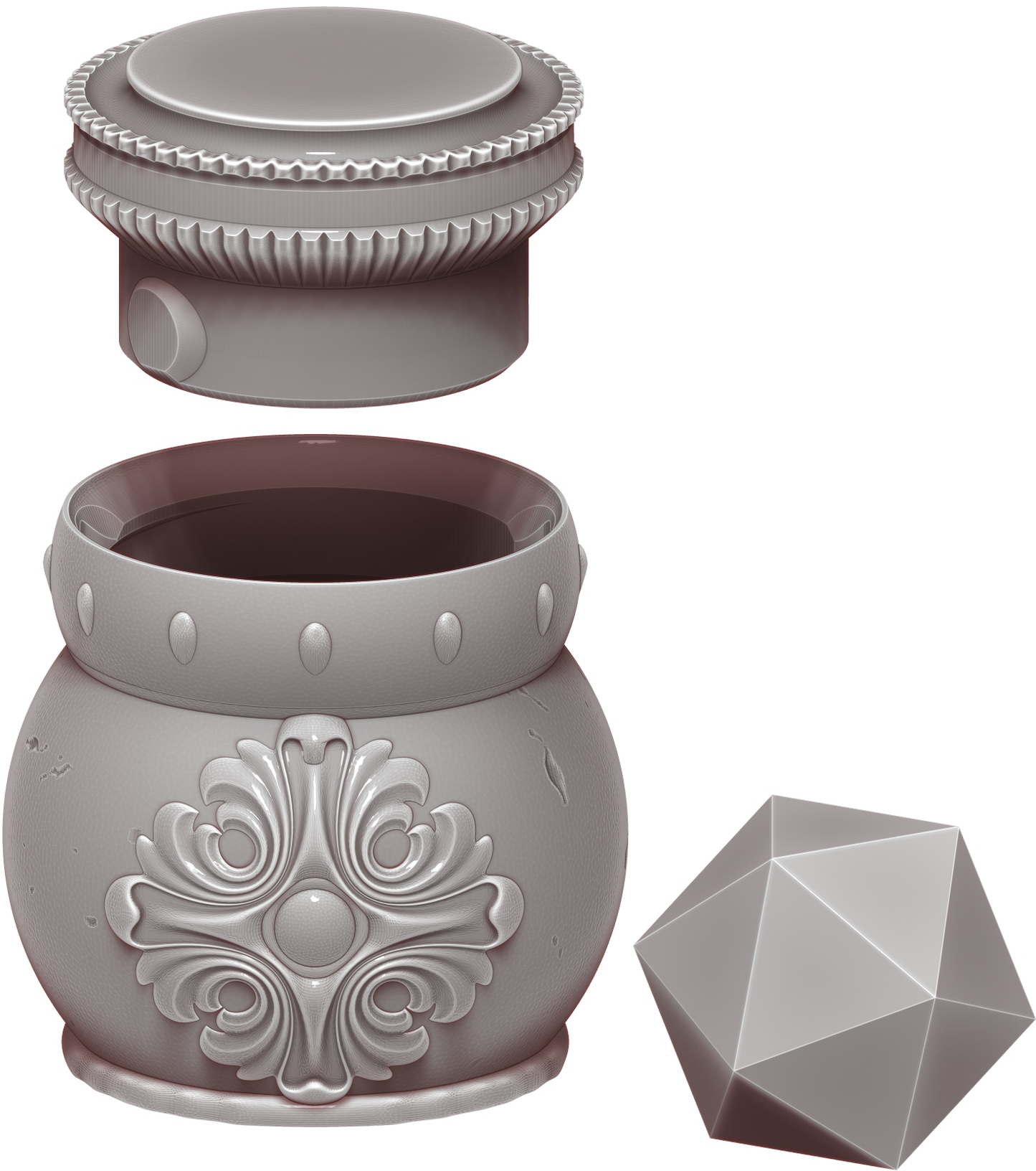 Ars Moriendi - Tiny Potions Dice Holder - Decorative  - DnD/TTRPG/Roleplaying/Wargames - Helios3DPrinting