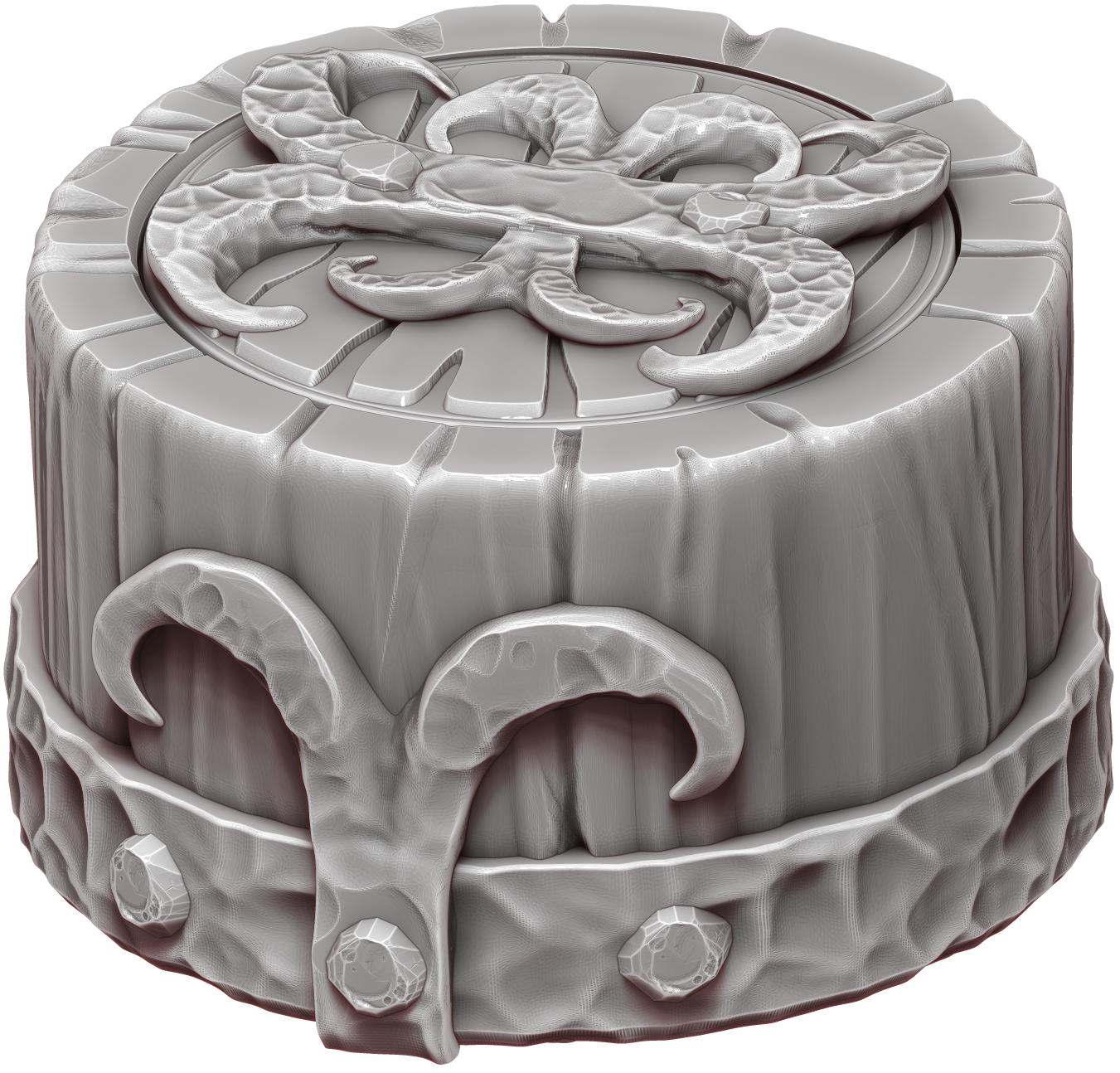 Ars Moriendi - Mythic Dice Box - Dragon Skull - DnD/TTRPG/Roleplaying/Wargames - Helios3DPrinting