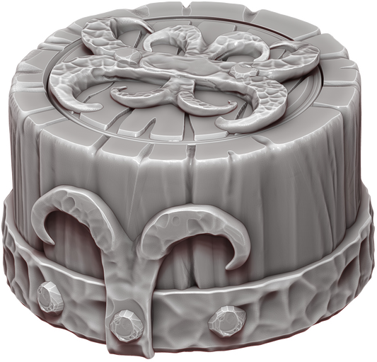 Ars Moriendi - Mythic Dice Box - Dragon Skull - DnD/TTRPG/Roleplaying/Wargames - Helios3DPrinting