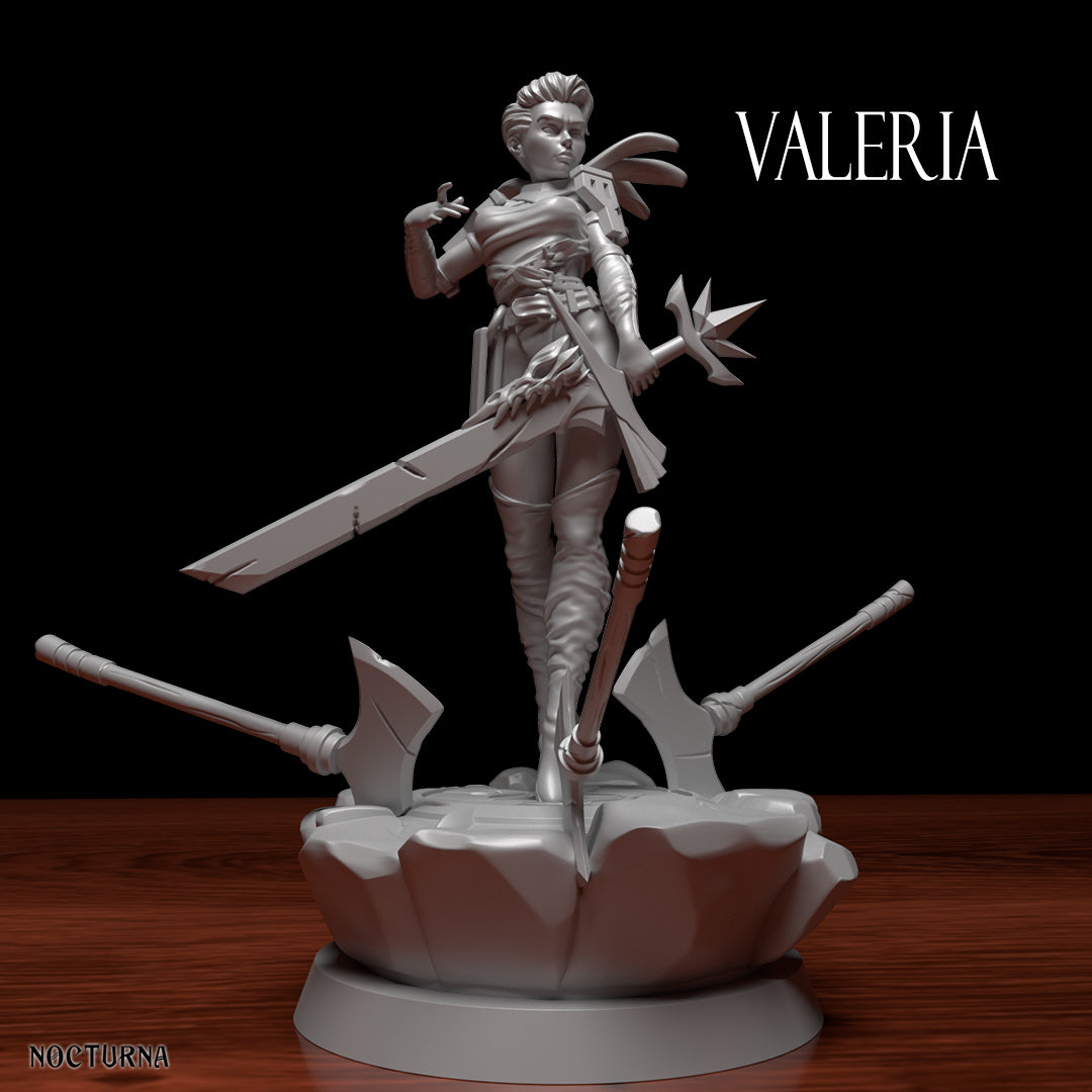 Nocturna - Light and Dark - Valeria - 75mm Pin Up/Figure/Model/Diorama